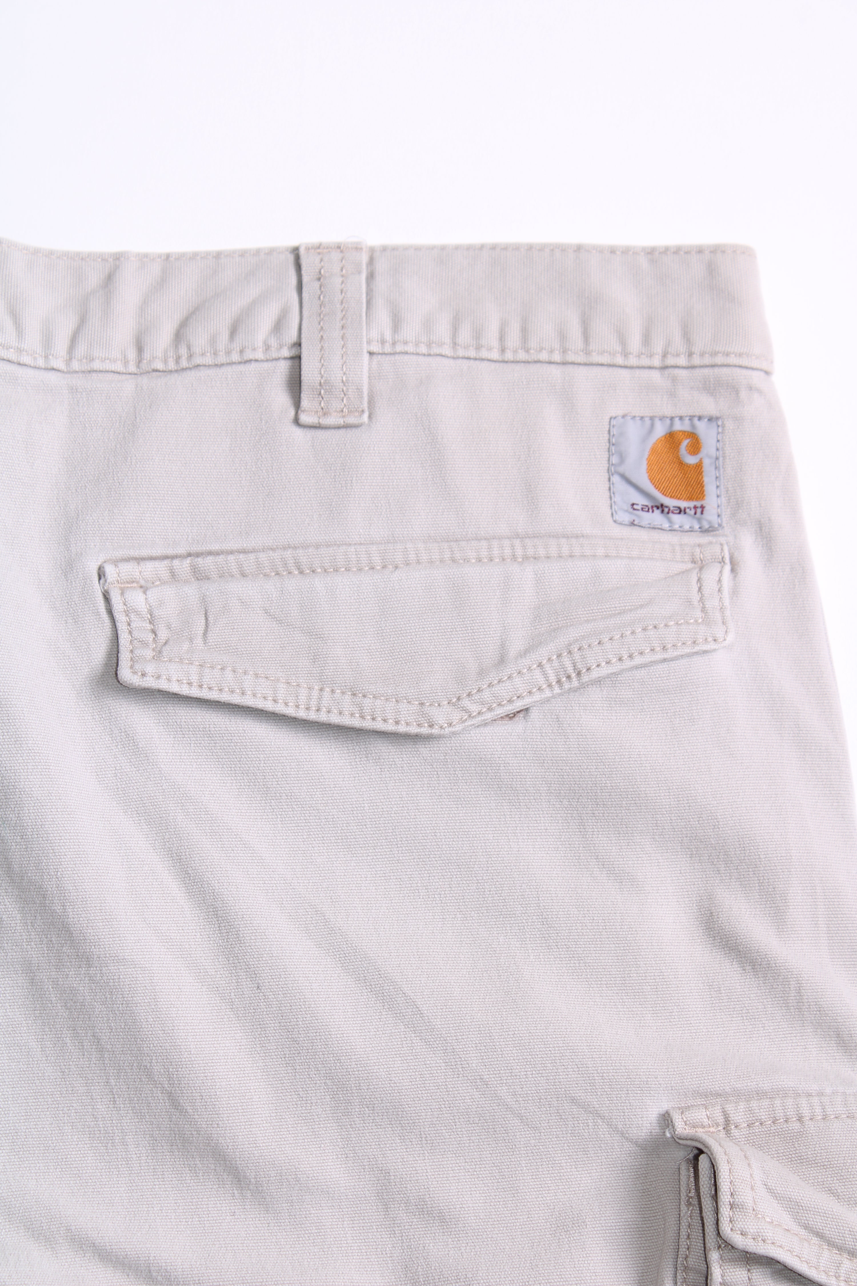 CARHARTT WORK SHORTS UTILITY CARPENTER WORKWEAR GREY - W40