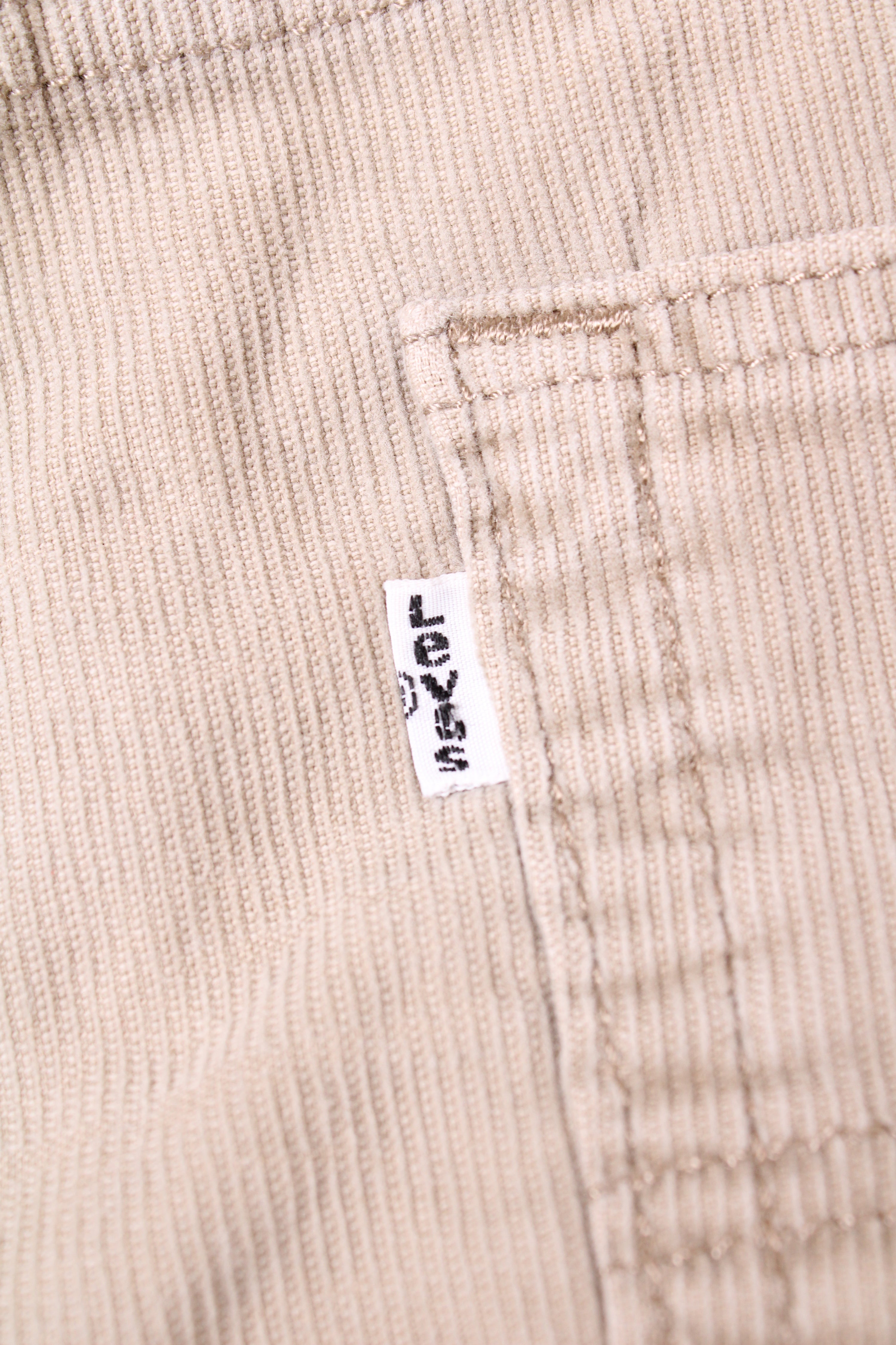 LEVIS CORDUROY PANTS BEIGE - W36