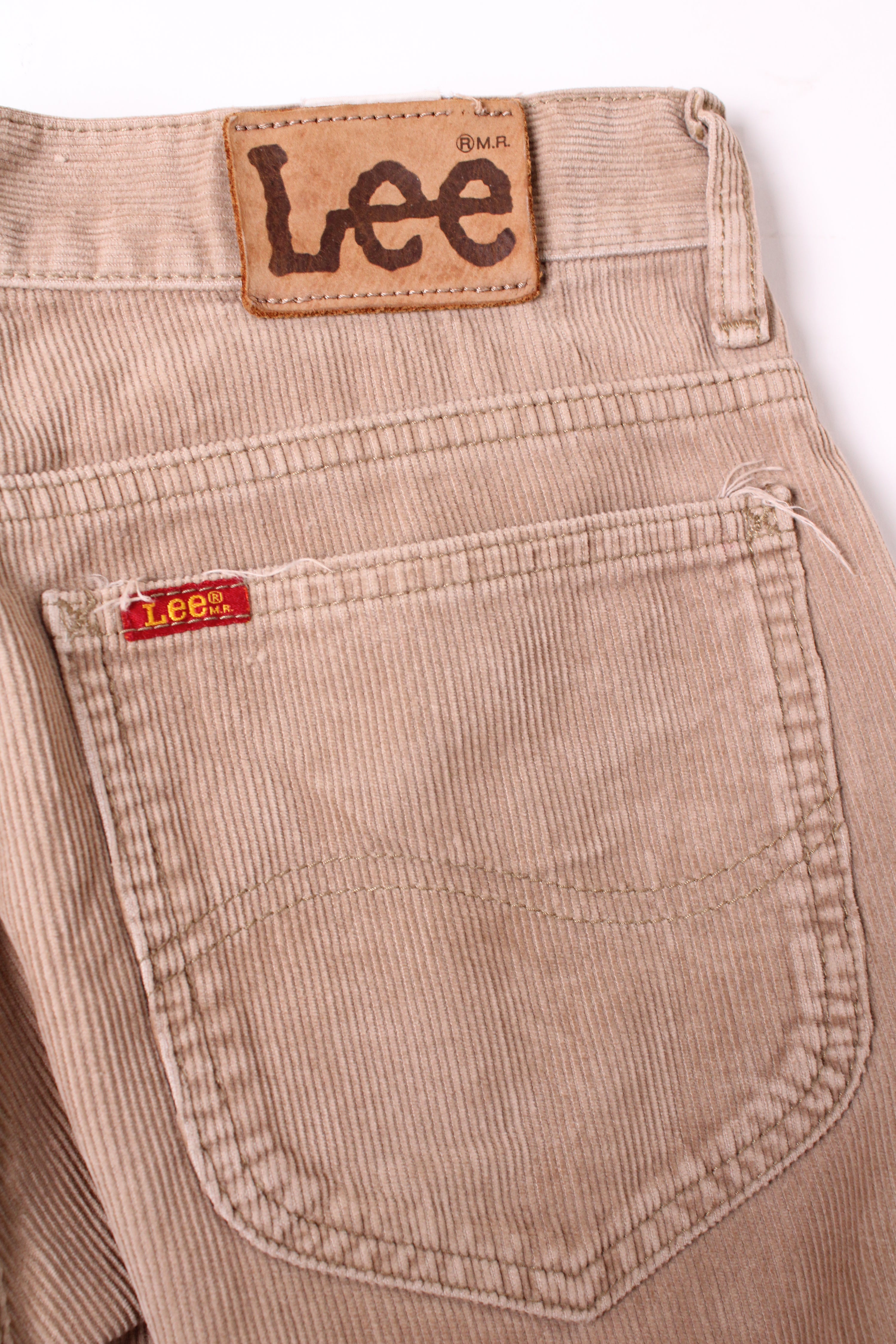 LEE VELVET CORDUROY TROUSERS BEIGE - 32 WOMAN