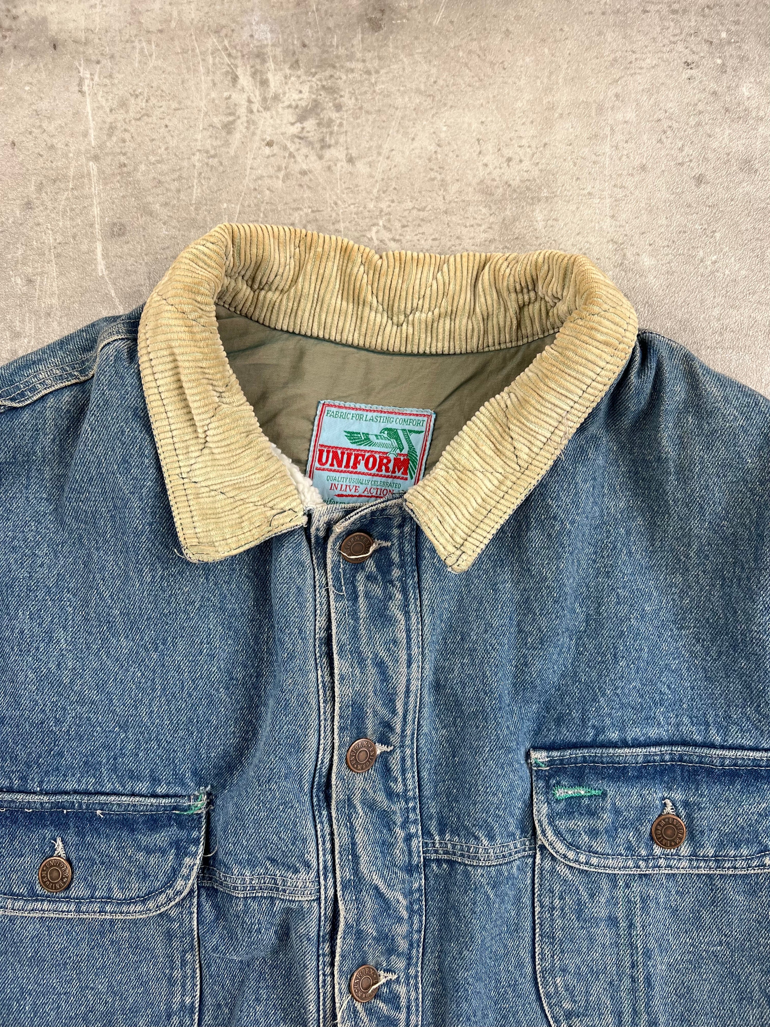 UNIFORM DENIM CHORE JACKET - L