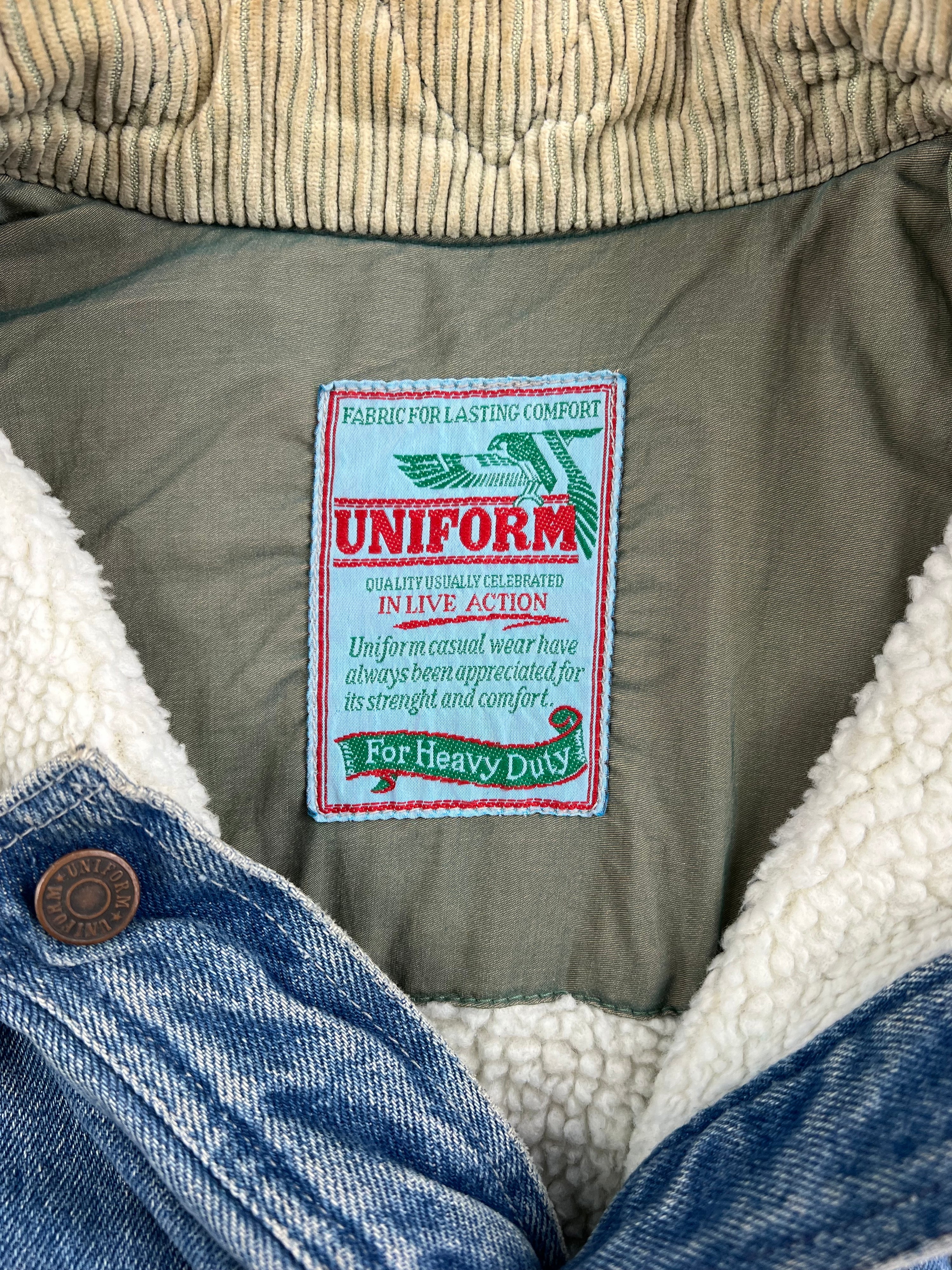 UNIFORM DENIM CHORE JACKET - L