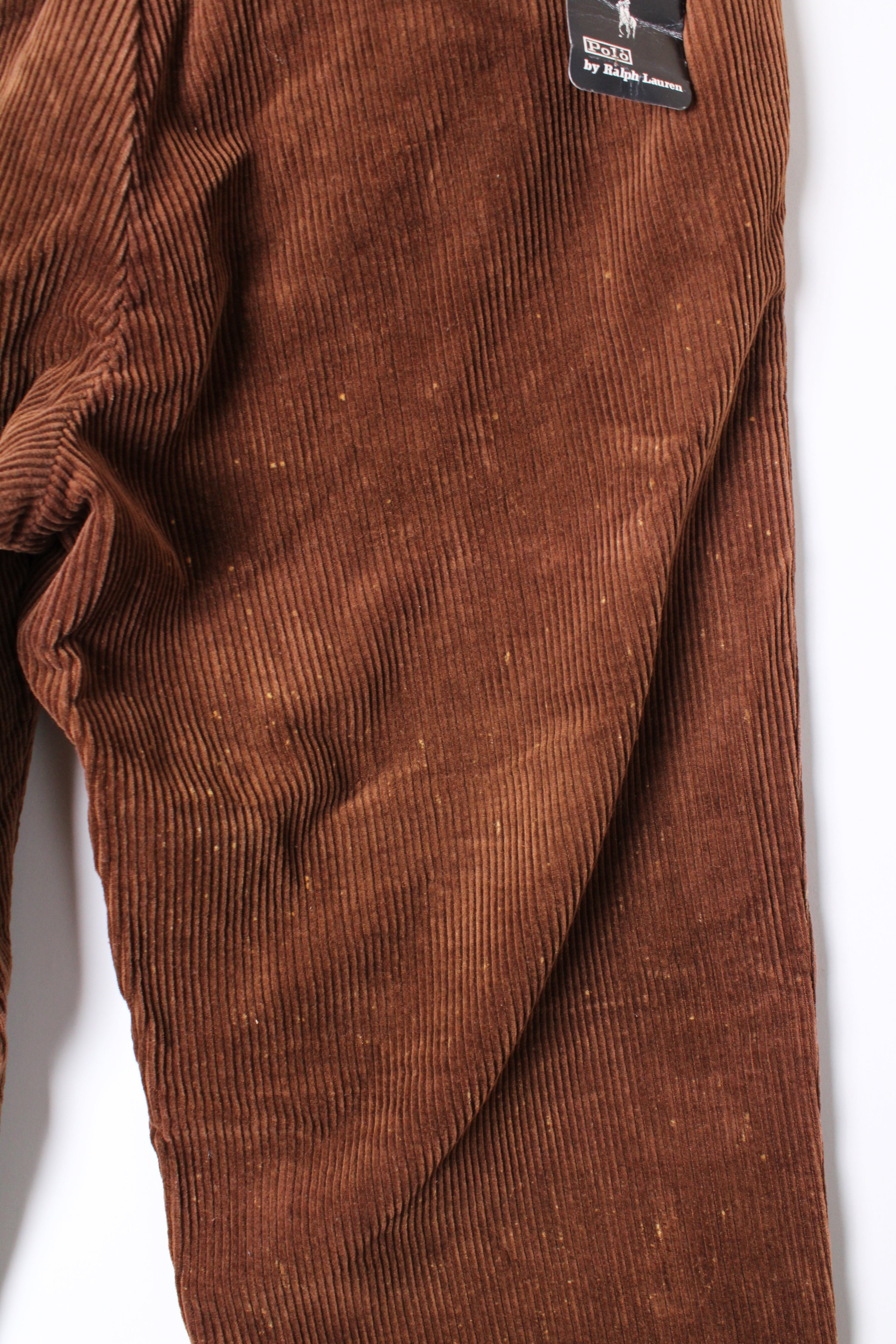 RALPH LAUREN CORDUROY PANTS BROWN - W32