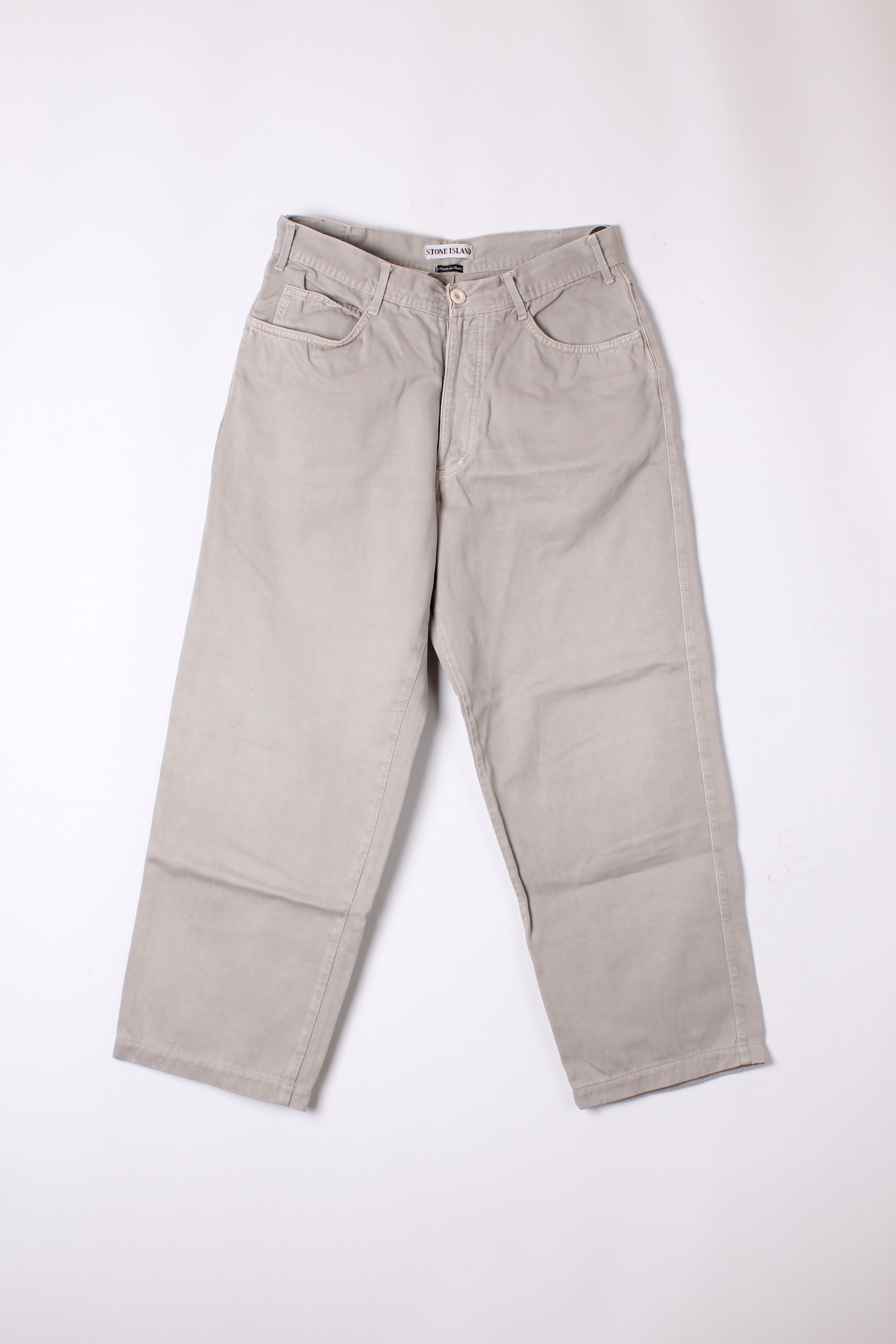 STONE ISLAND MARINA VINTAGE PANTS GREY - W29/230
