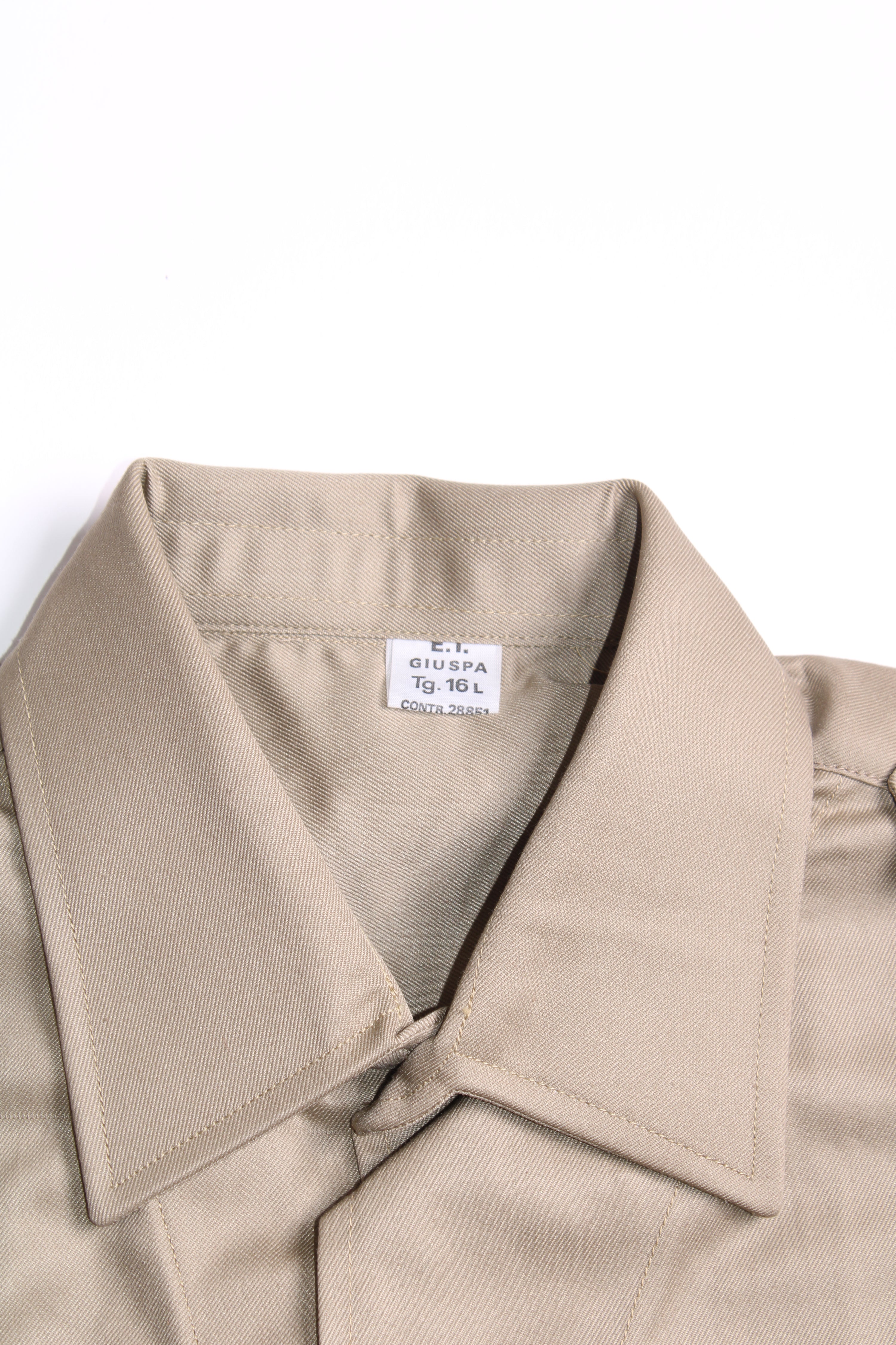ITALIAN ARMY VINTAGE SHIRT BEIGE