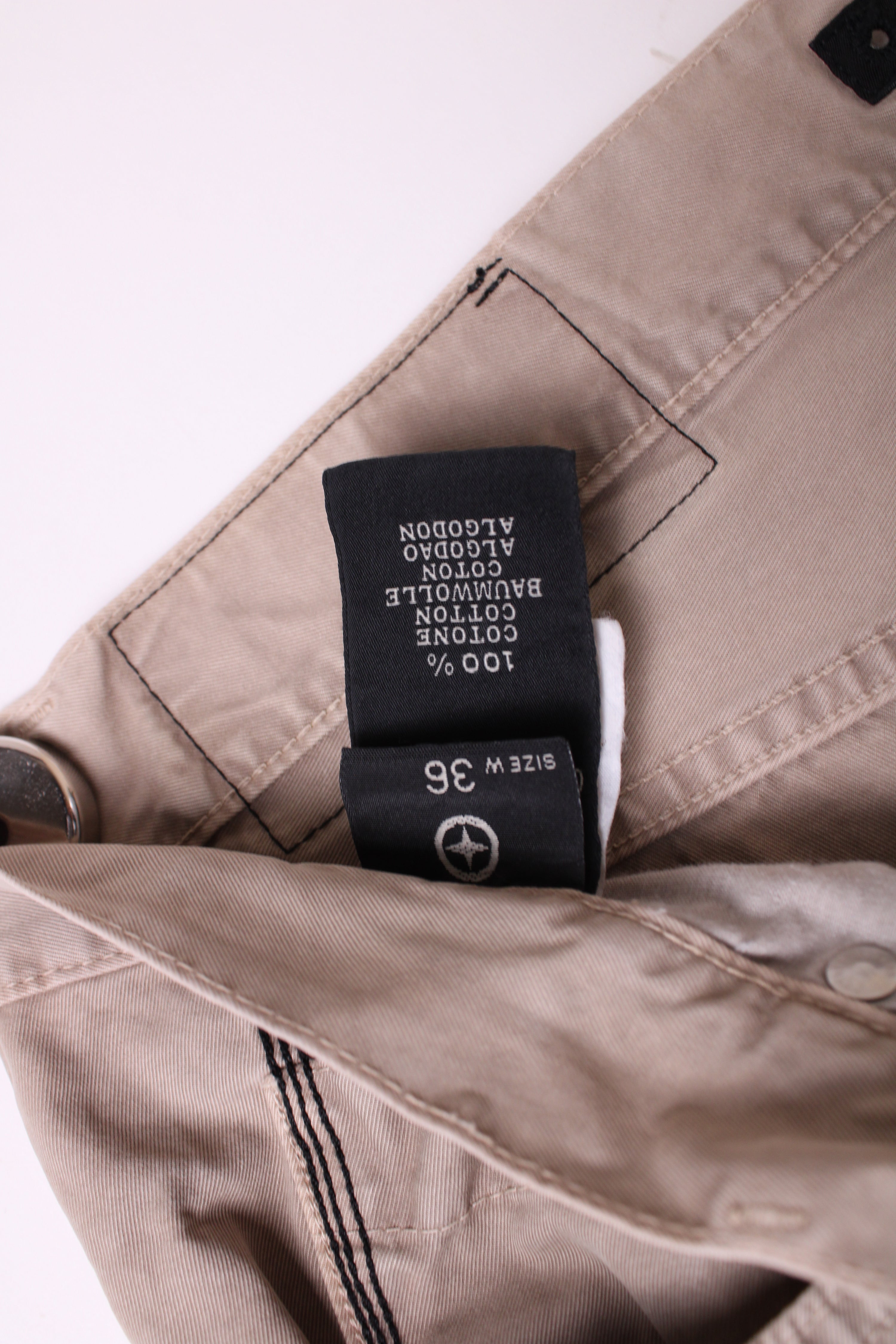 STONE ISLAND DENIMS CASUAL PANTS BEIGE - W36