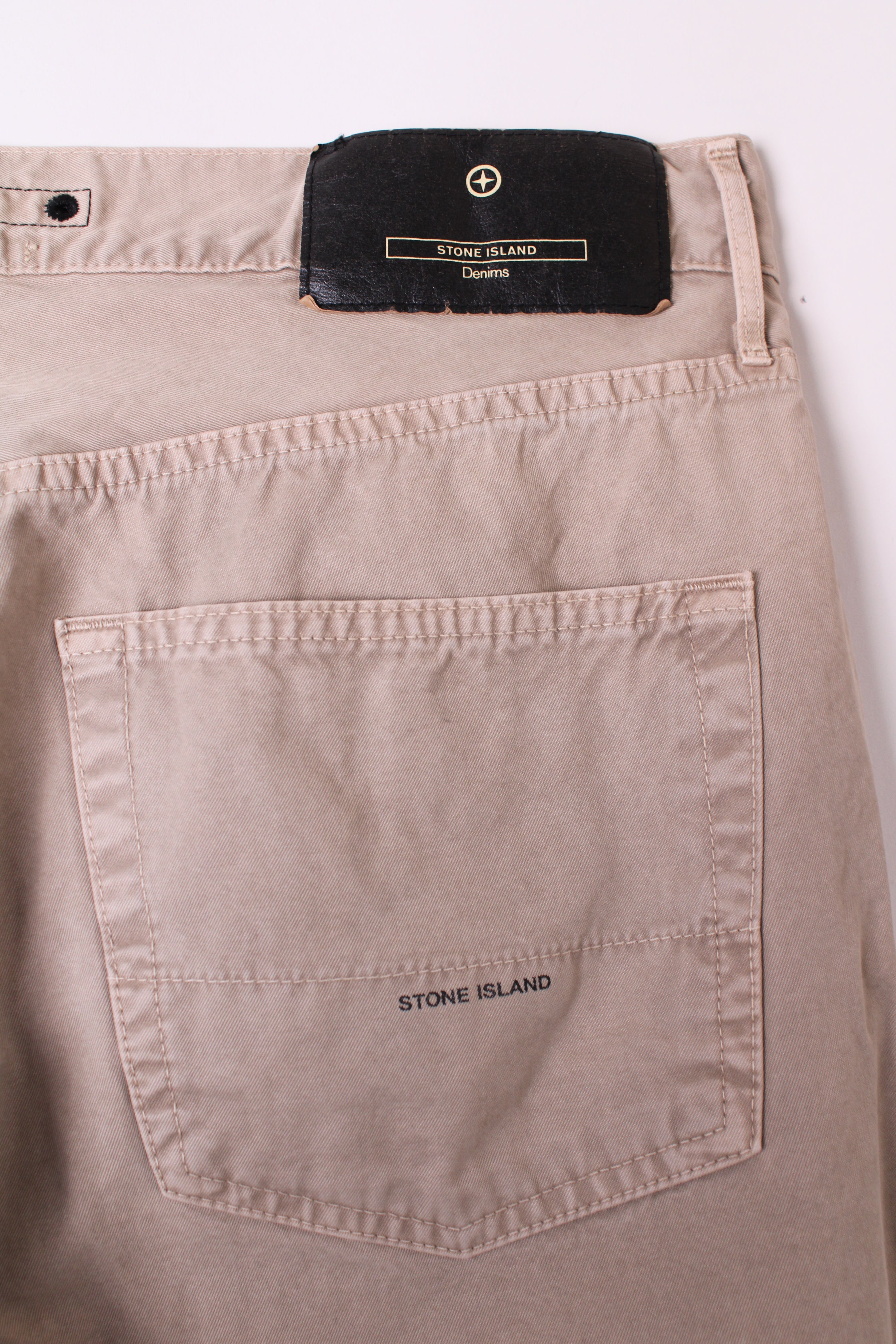 STONE ISLAND DENIMS CASUAL PANTS BEIGE - W36