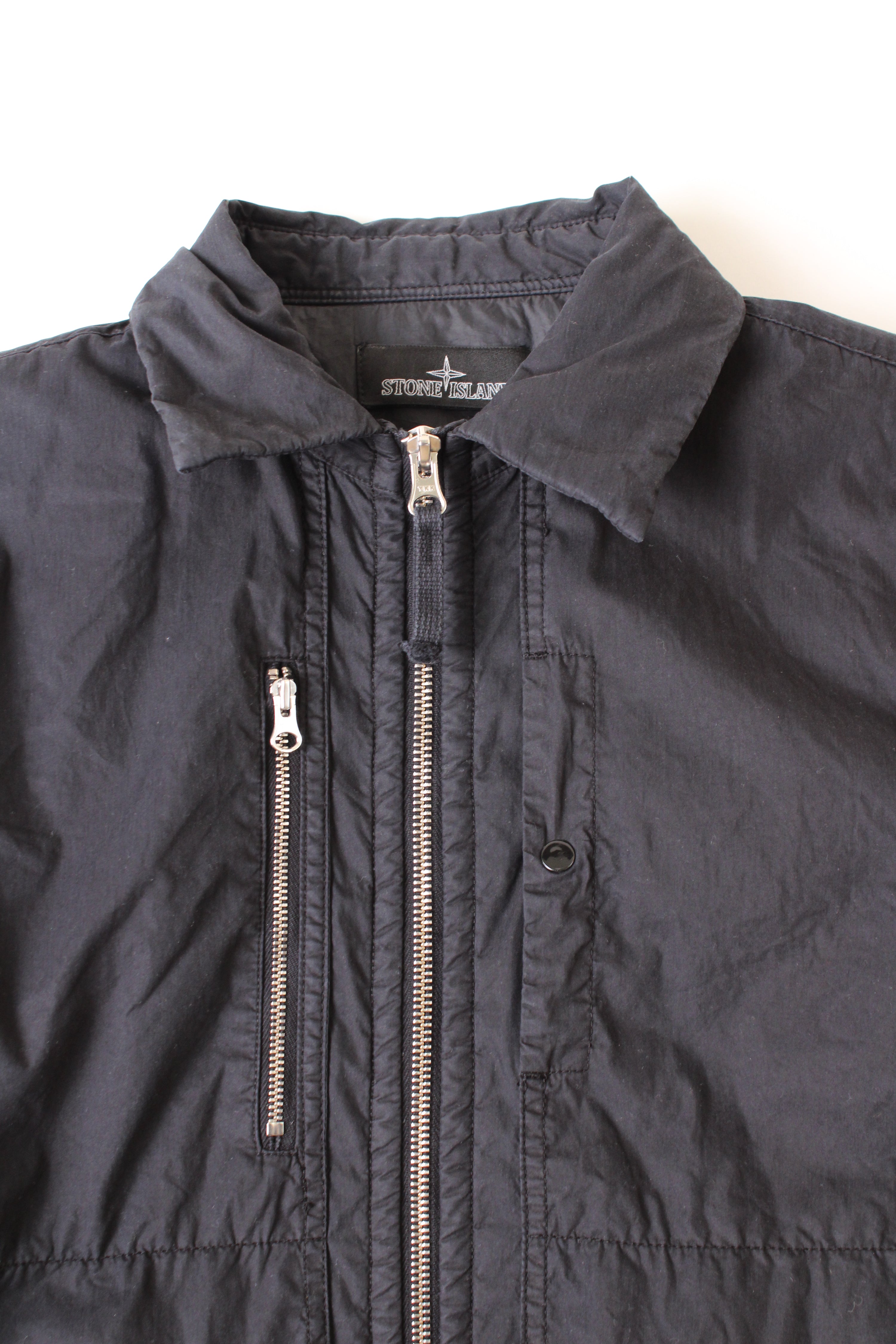 STONE ISLAND SHADOW PROJECT PADDED OVERSHIRT BLACK - S