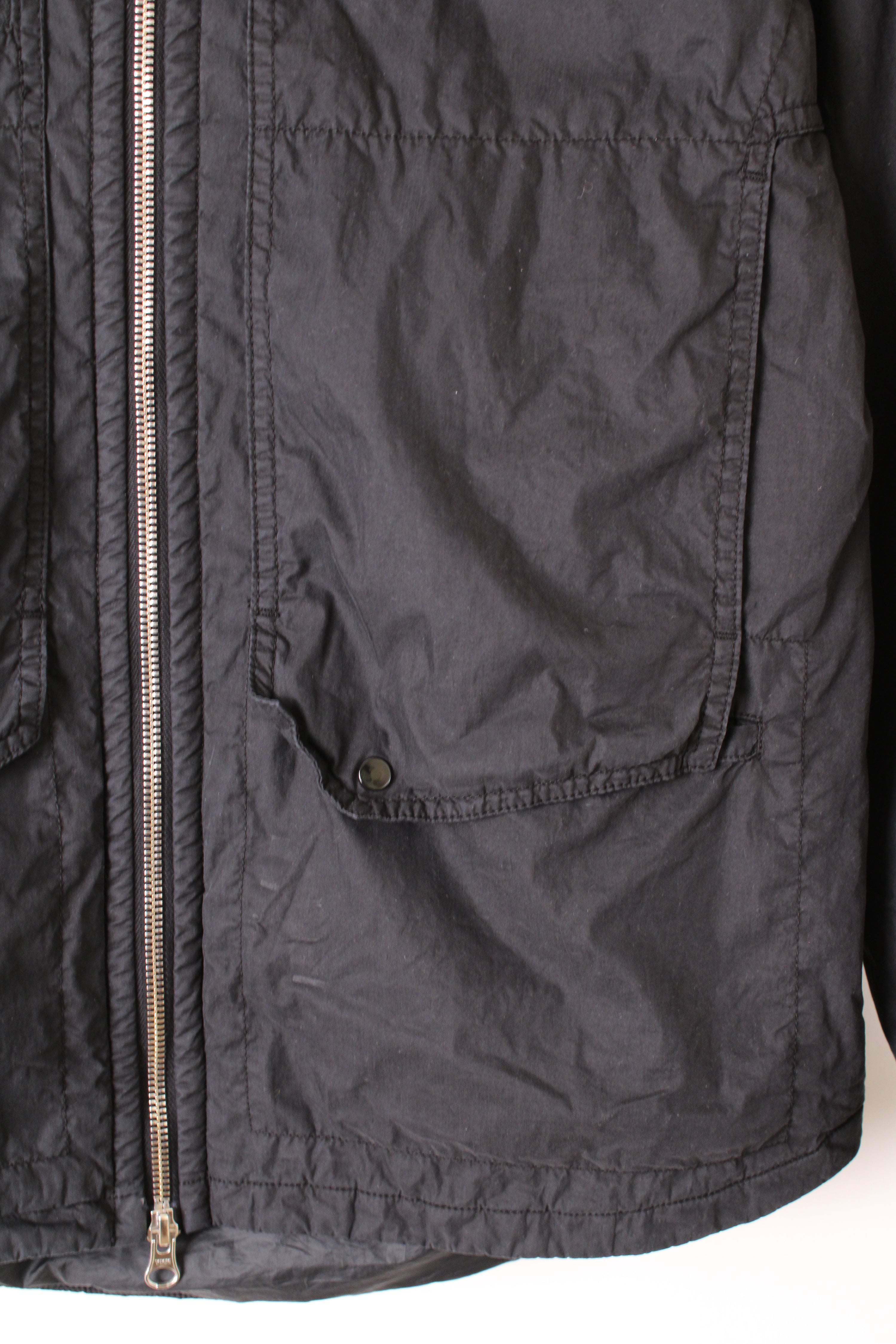 STONE ISLAND SHADOW PROJECT PADDED OVERSHIRT BLACK - S