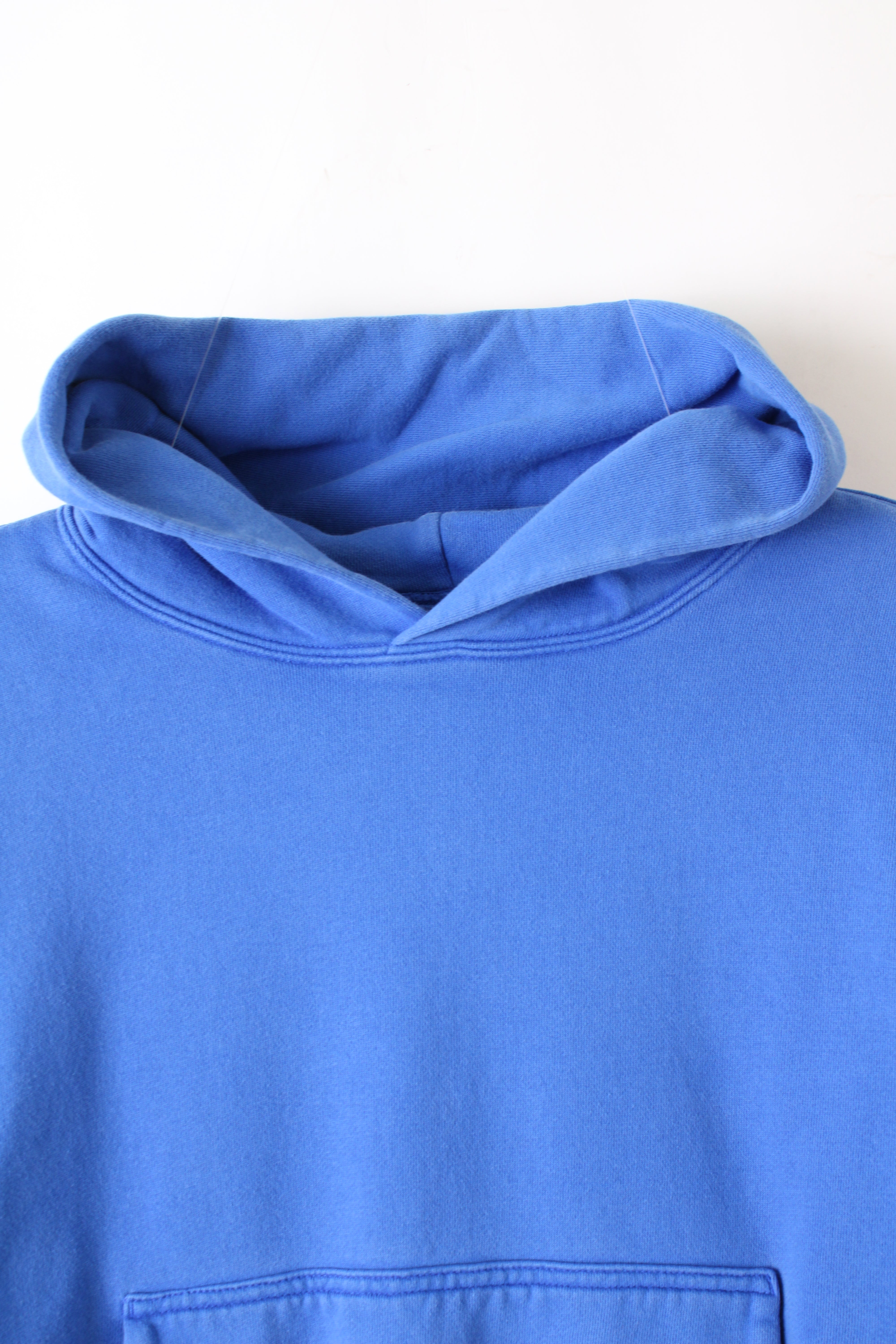 トップス YZY GAP perfect hoodie blue S size YEEZY GAP PERFECT HOODIE BLUE - S – HOLYGARMS