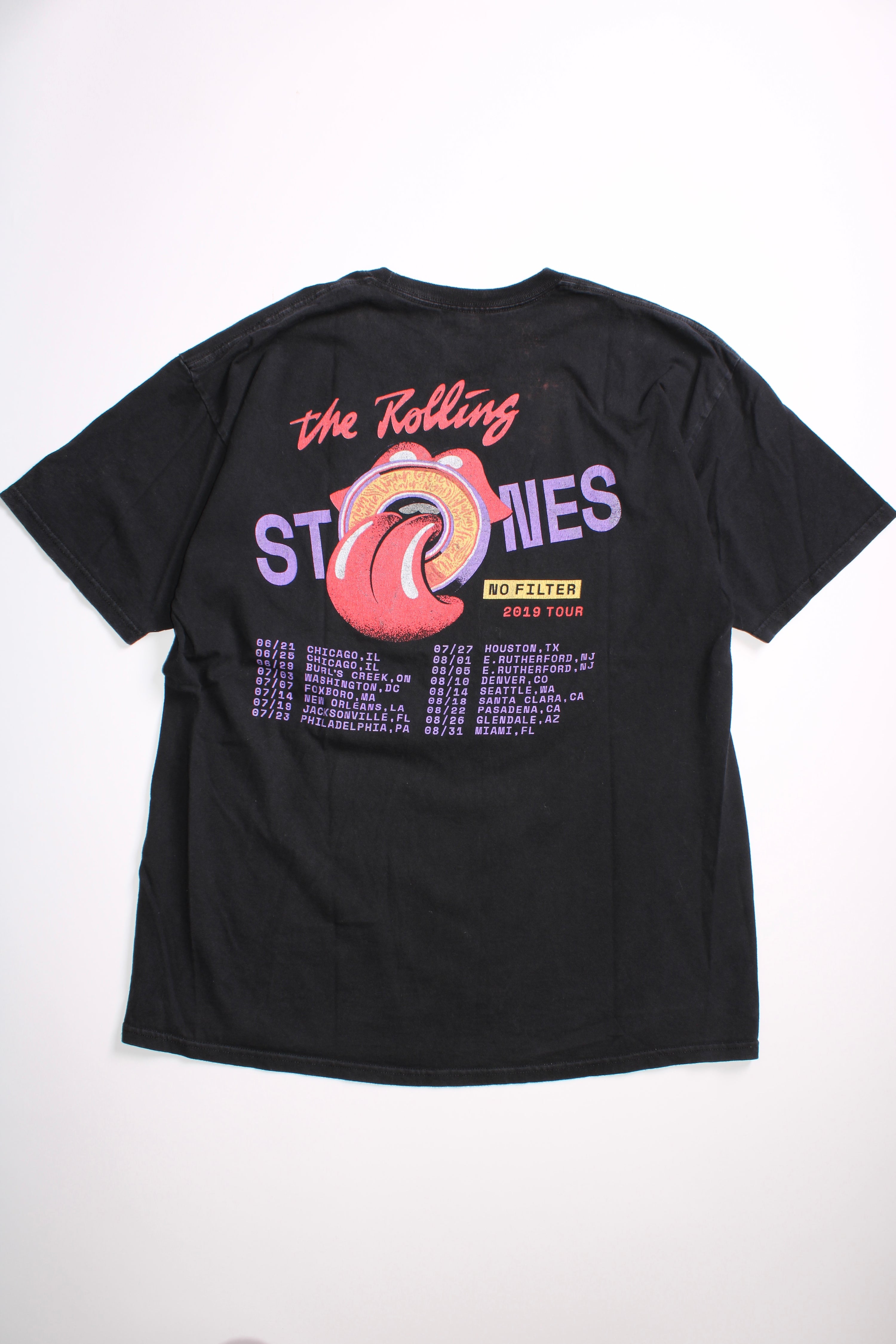 ROLLING STONES NO FILTER TOUR T-SHIRT - XL