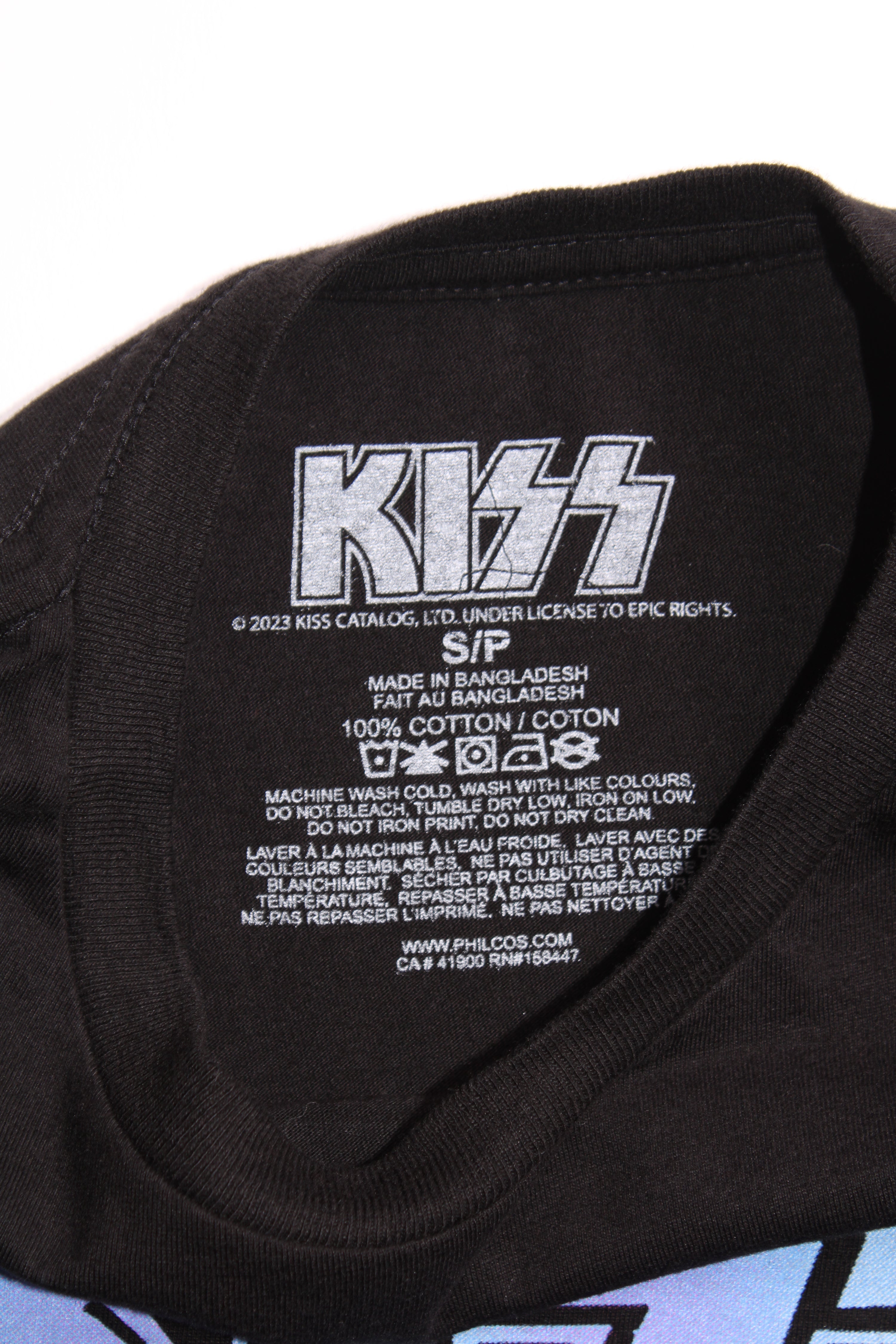 KISS PRINTED T-SHIRT - S
