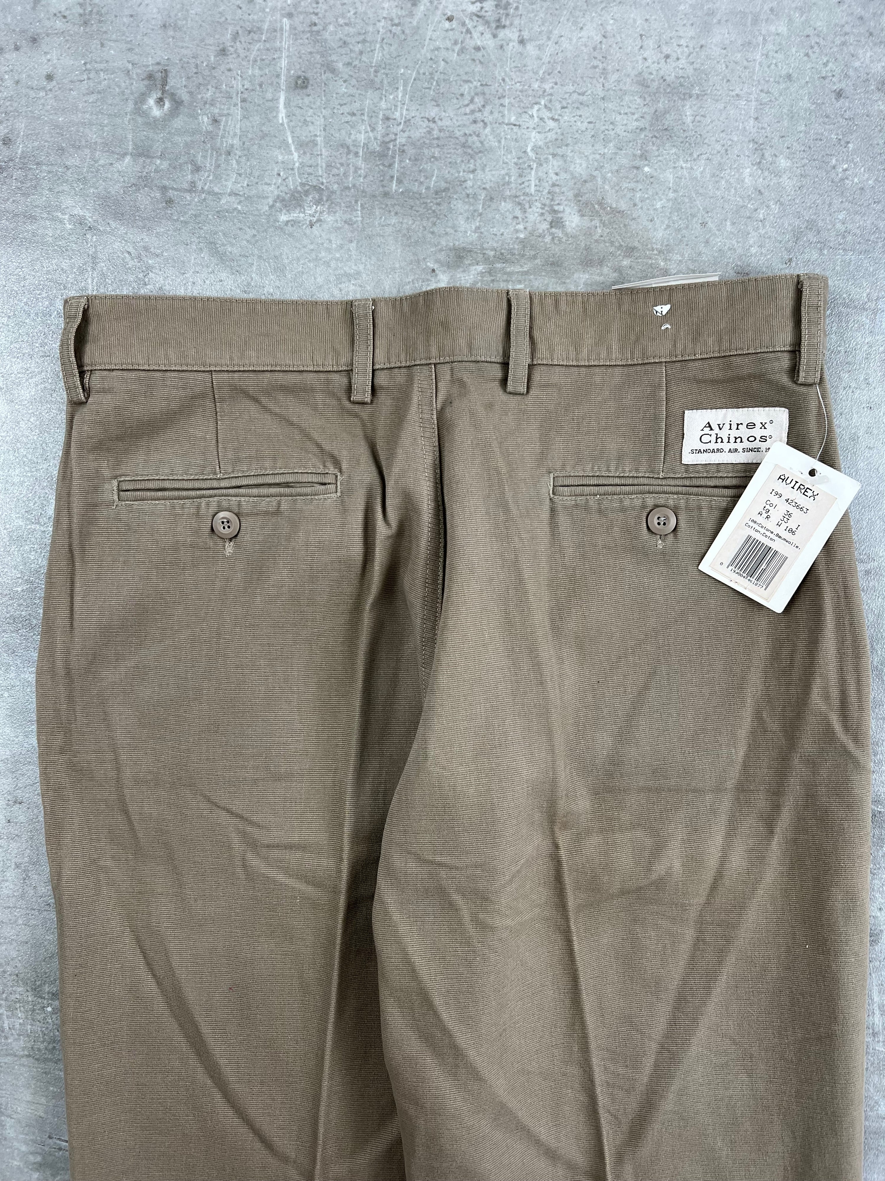 AVIREX CHINO PANTS KHAKI - 33