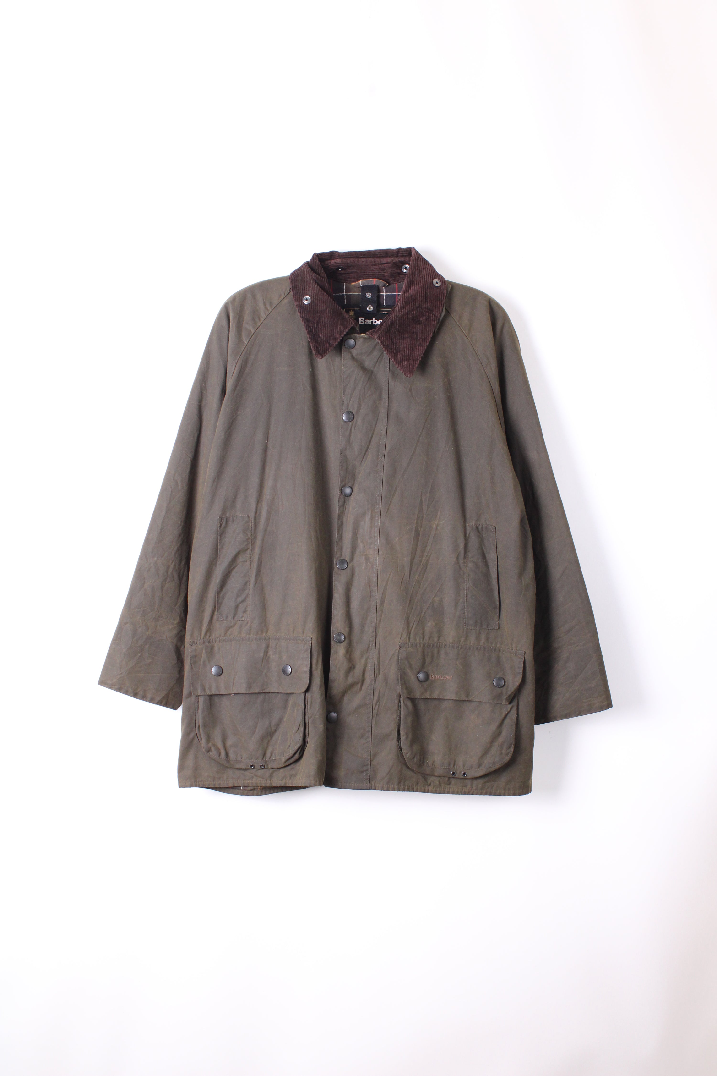 BARBOUR BEAUFORT WAX JACKET GREEN - XL/XXL