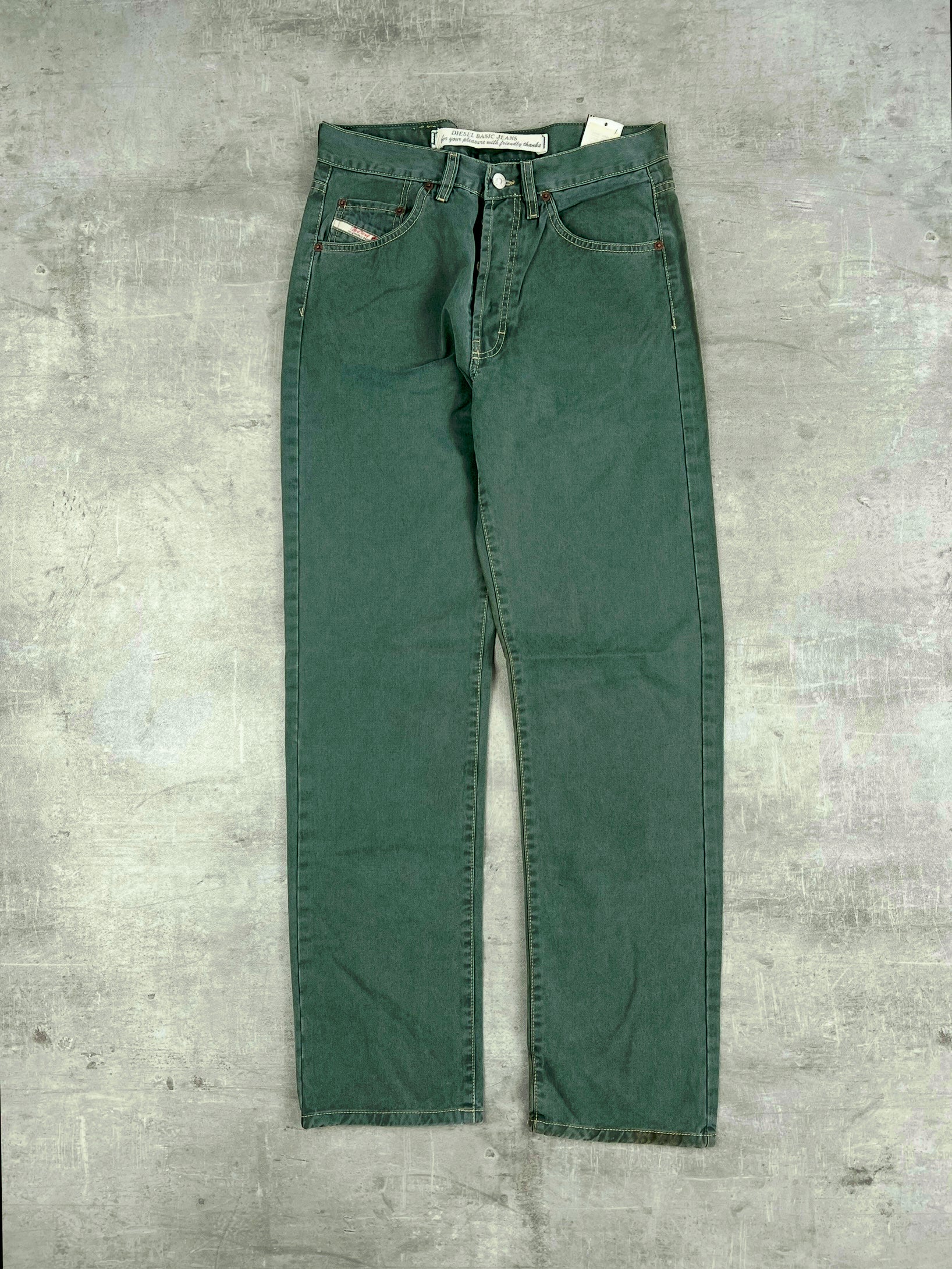 DIESEL CHEYENNE WORKWEAR DENIM PANTS GREEN - 31