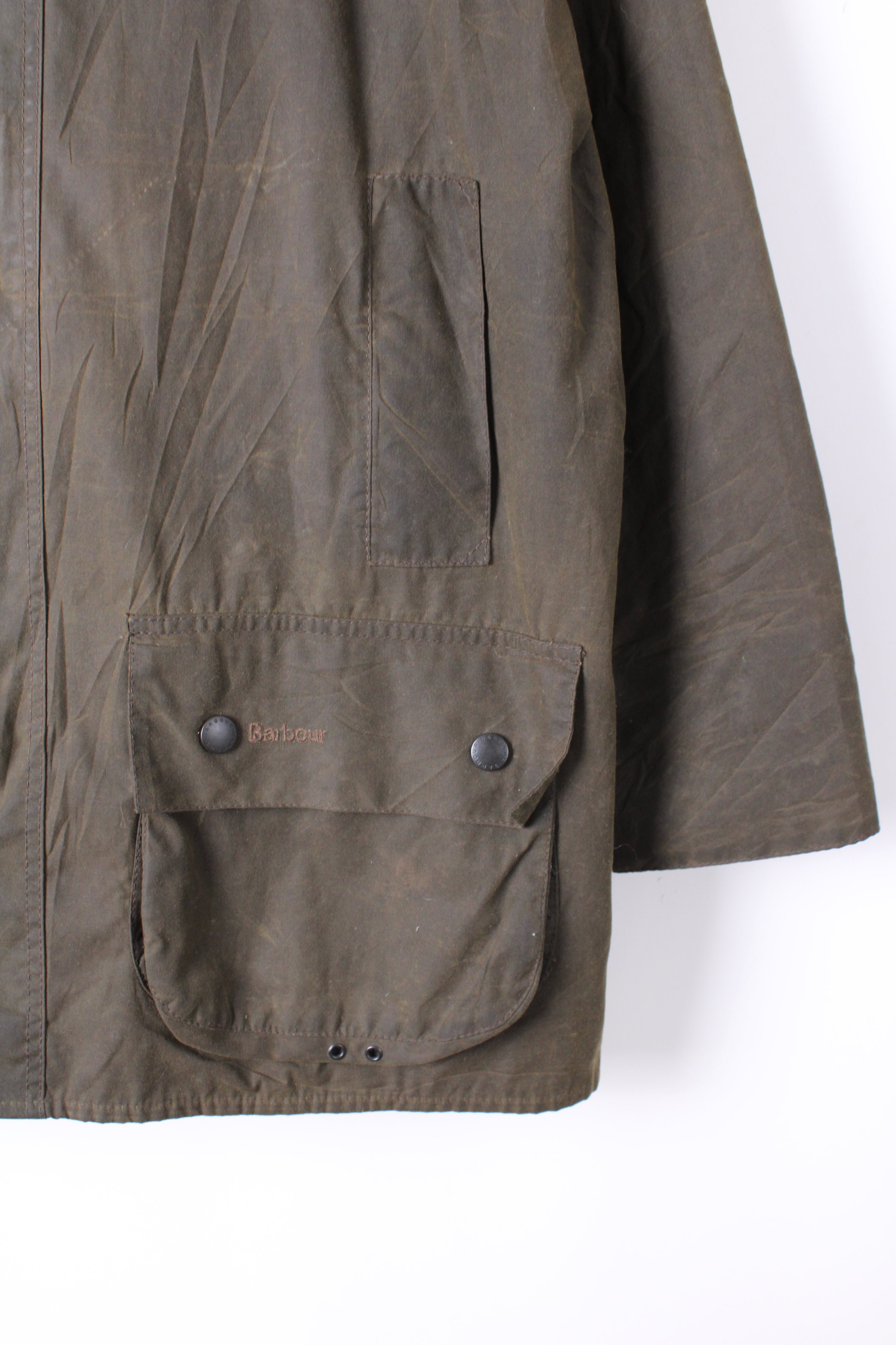 BARBOUR BEAUFORT WAX JACKET GREEN - XL/XXL