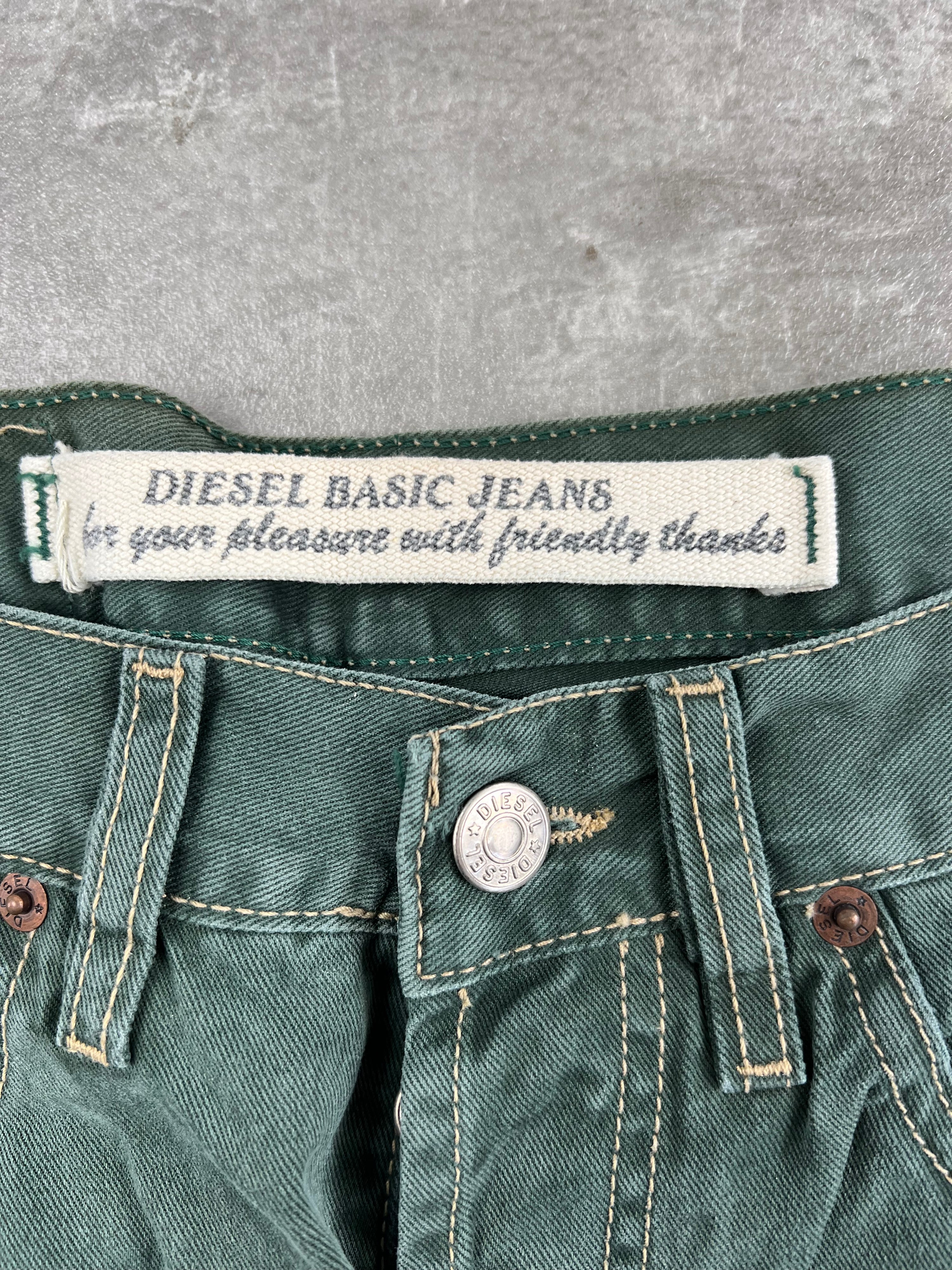 DIESEL CHEYENNE WORKWEAR DENIM PANTS GREEN - 31