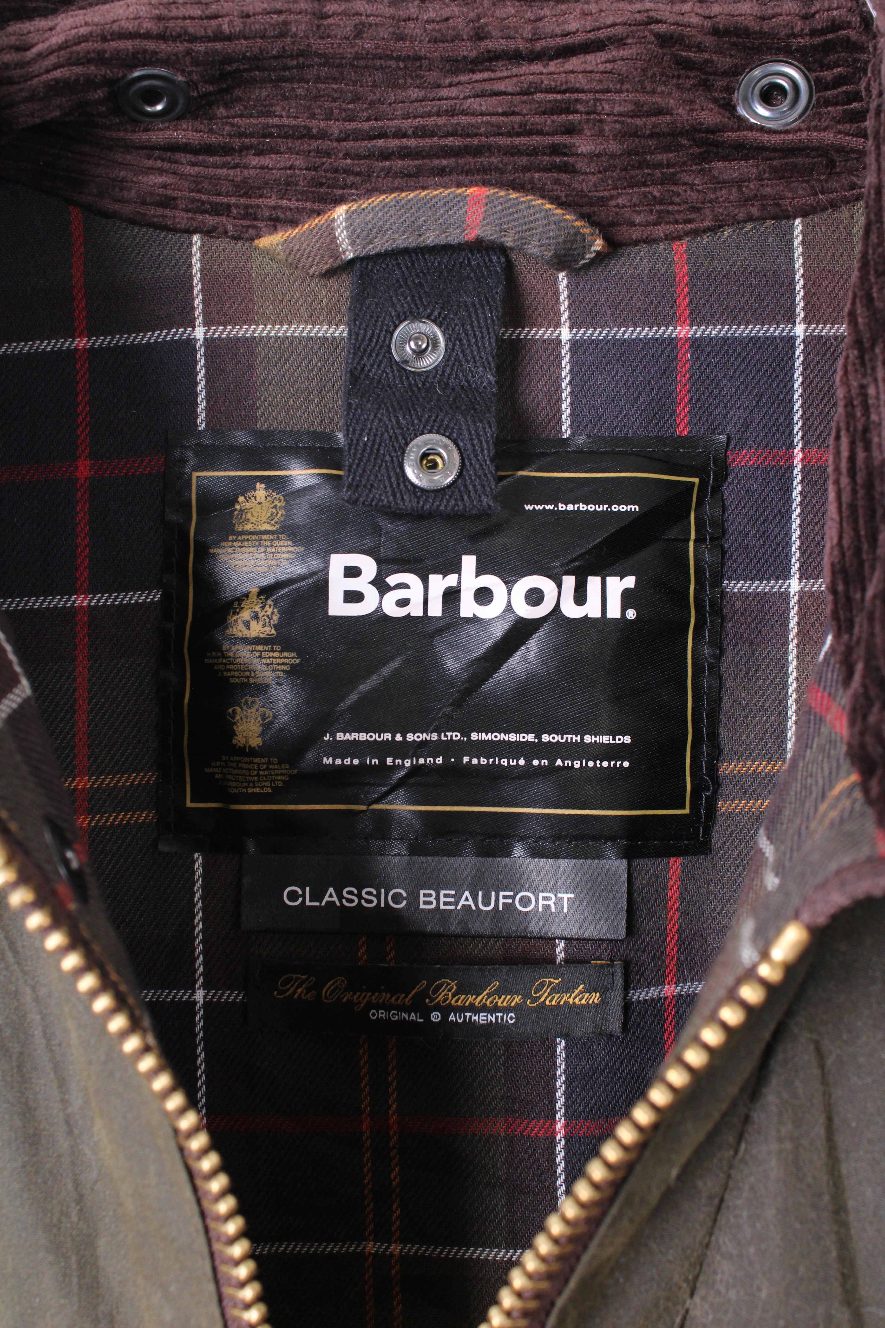 BARBOUR BEAUFORT WAX JACKET GREEN - XL/XXL