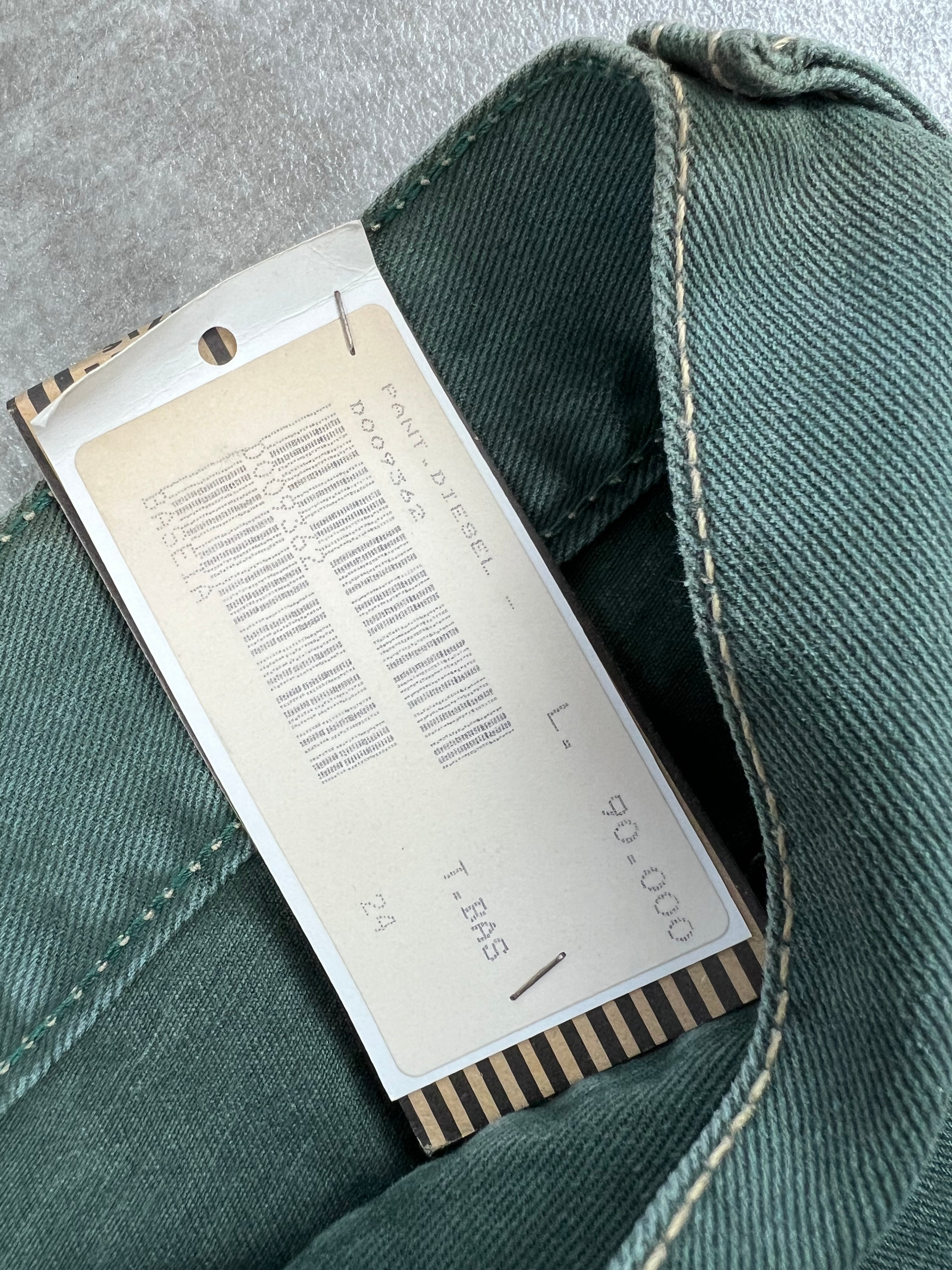 DIESEL CHEYENNE WORKWEAR DENIM PANTS GREEN - 31