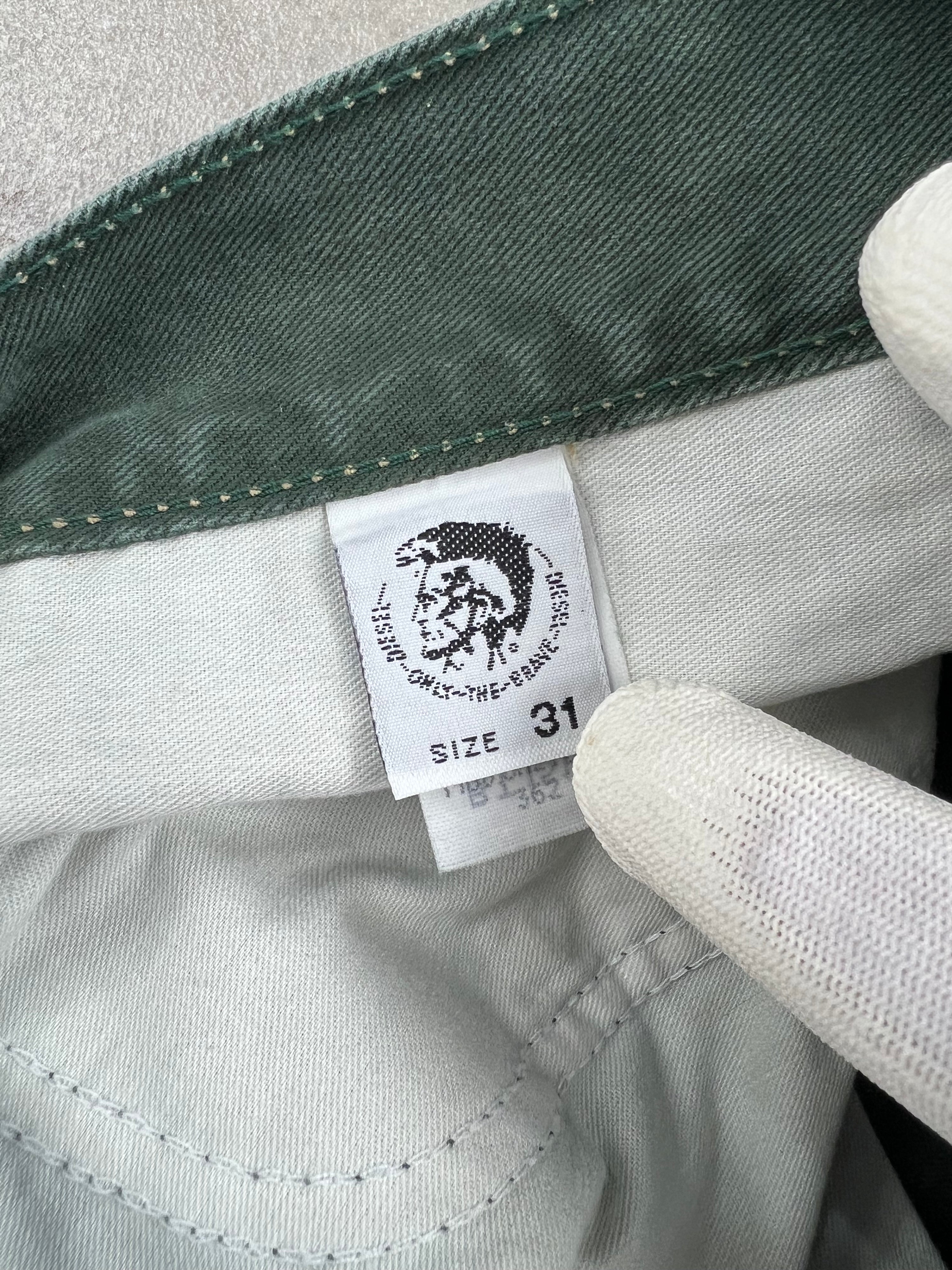 DIESEL CHEYENNE WORKWEAR DENIM PANTS GREEN - 31