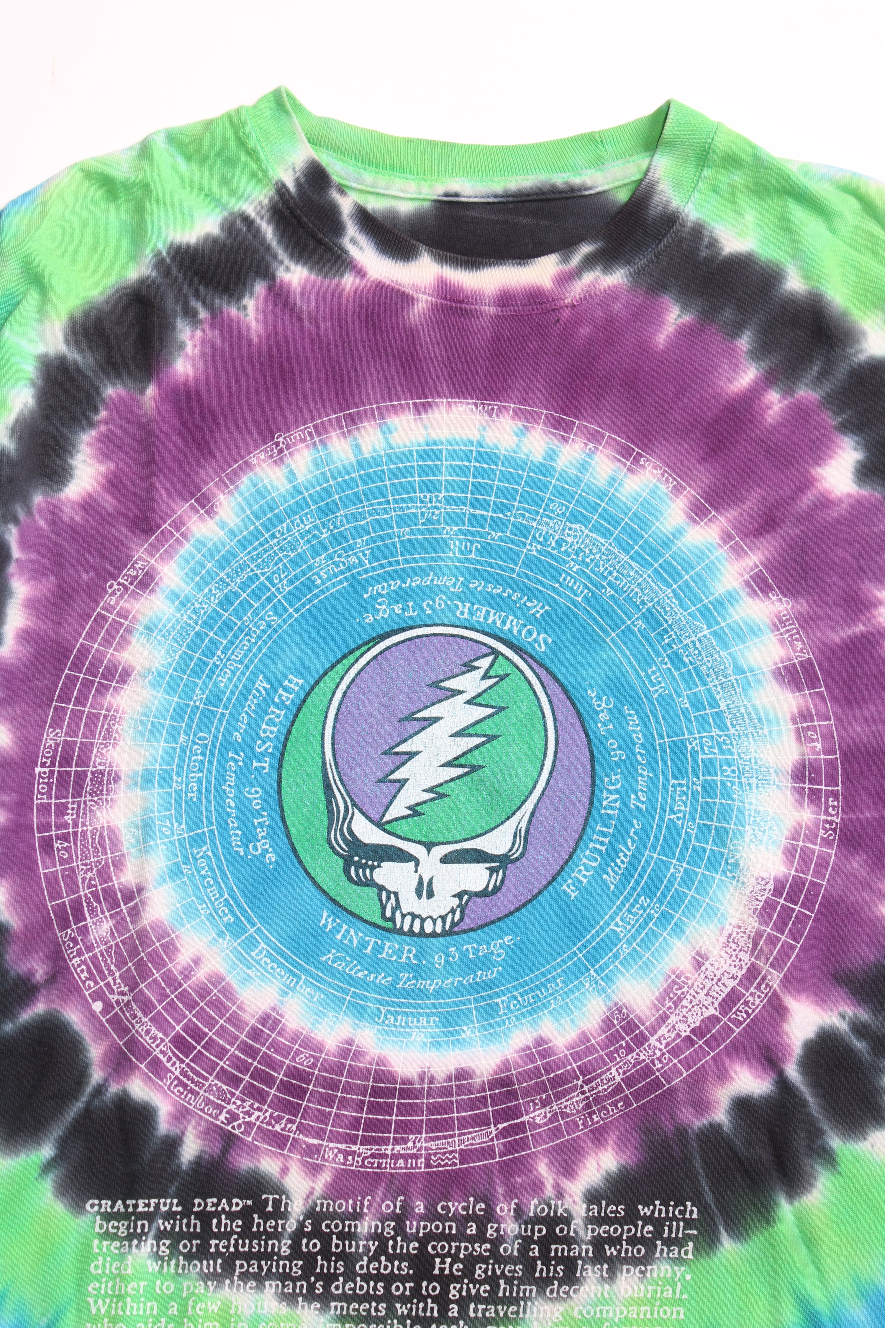 GRATEFUL DEAD TIE DYE VINTAGE T-SHIRT - L