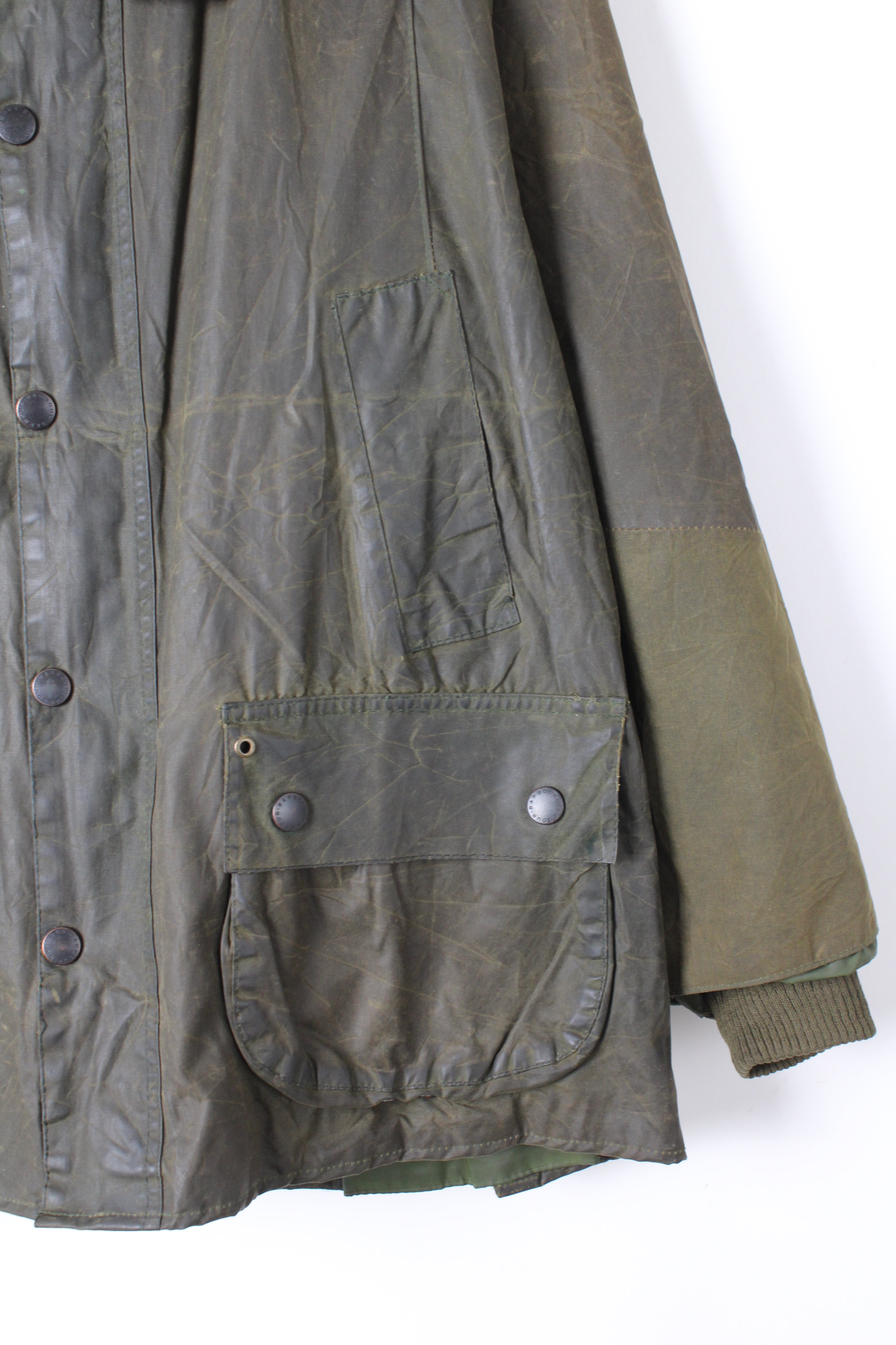 BARBOUR BEDALE WAX JACKET GREEN - M/L