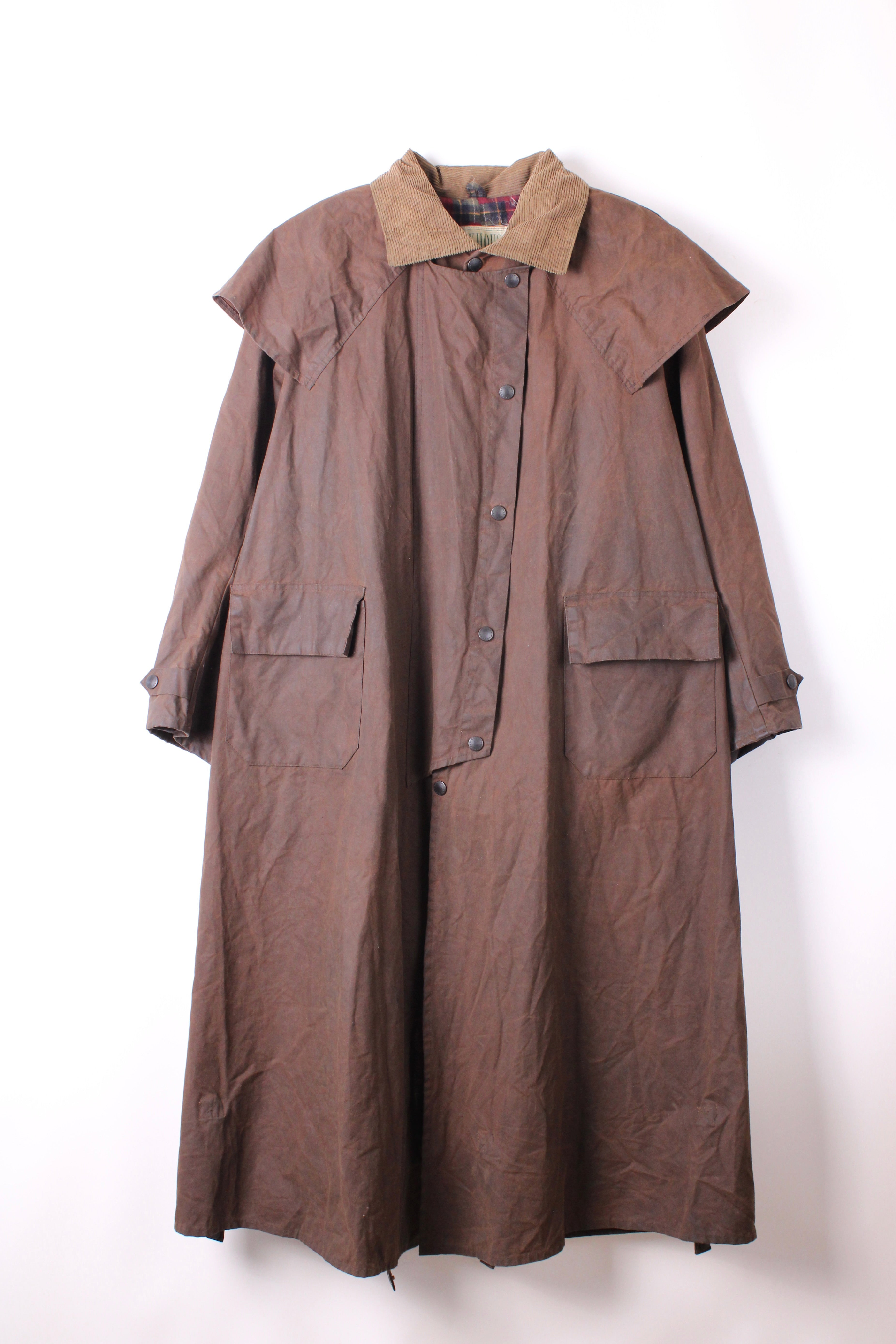 Barbour STOCKMAN ブラウンコート Barbour Stockman Coat Stockman Coat Barbour Long Waxed Coat Full