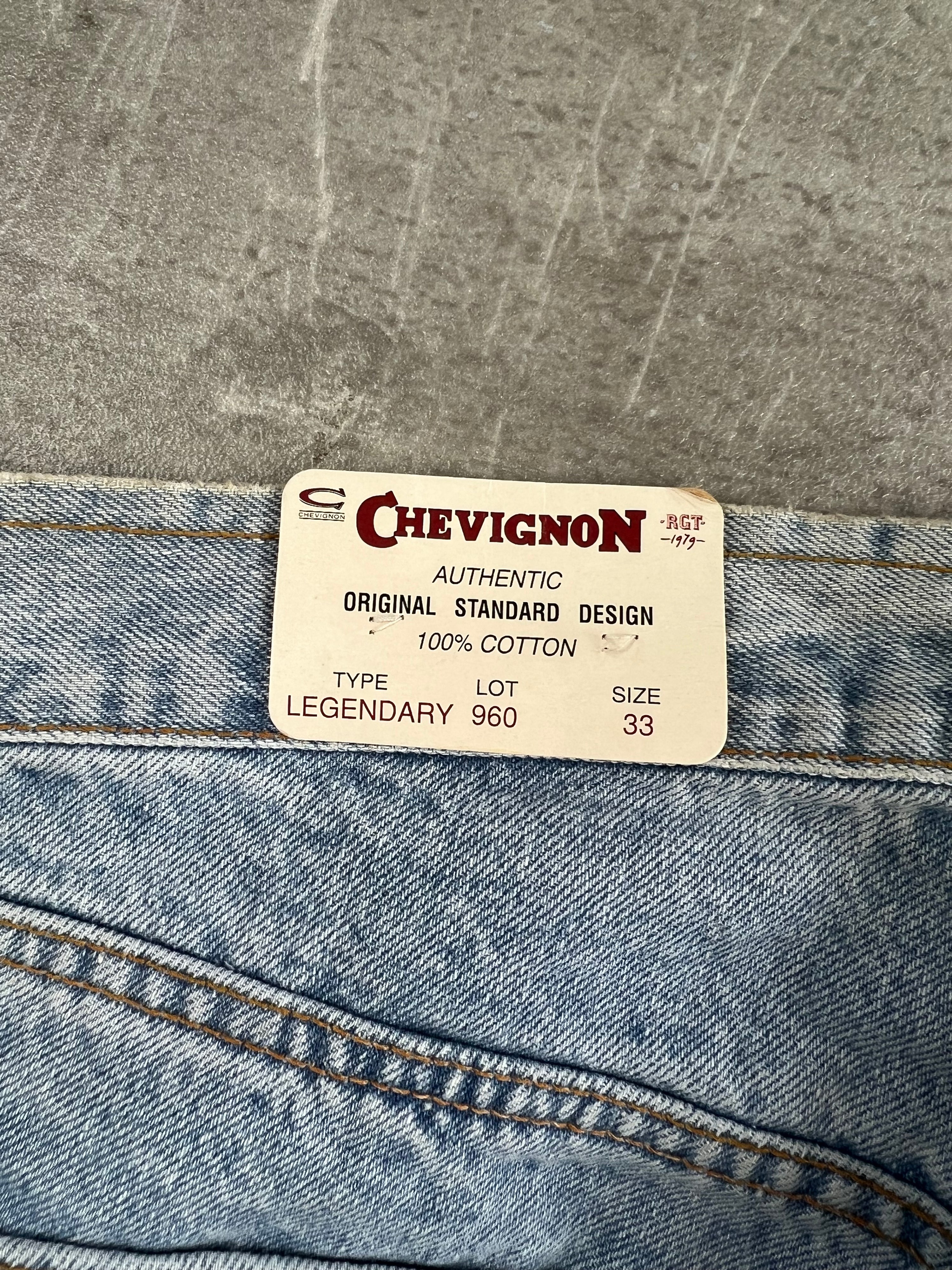 CHEVIGNON SANFORIZED DENIM JEANS MADE IN ITALY - 33