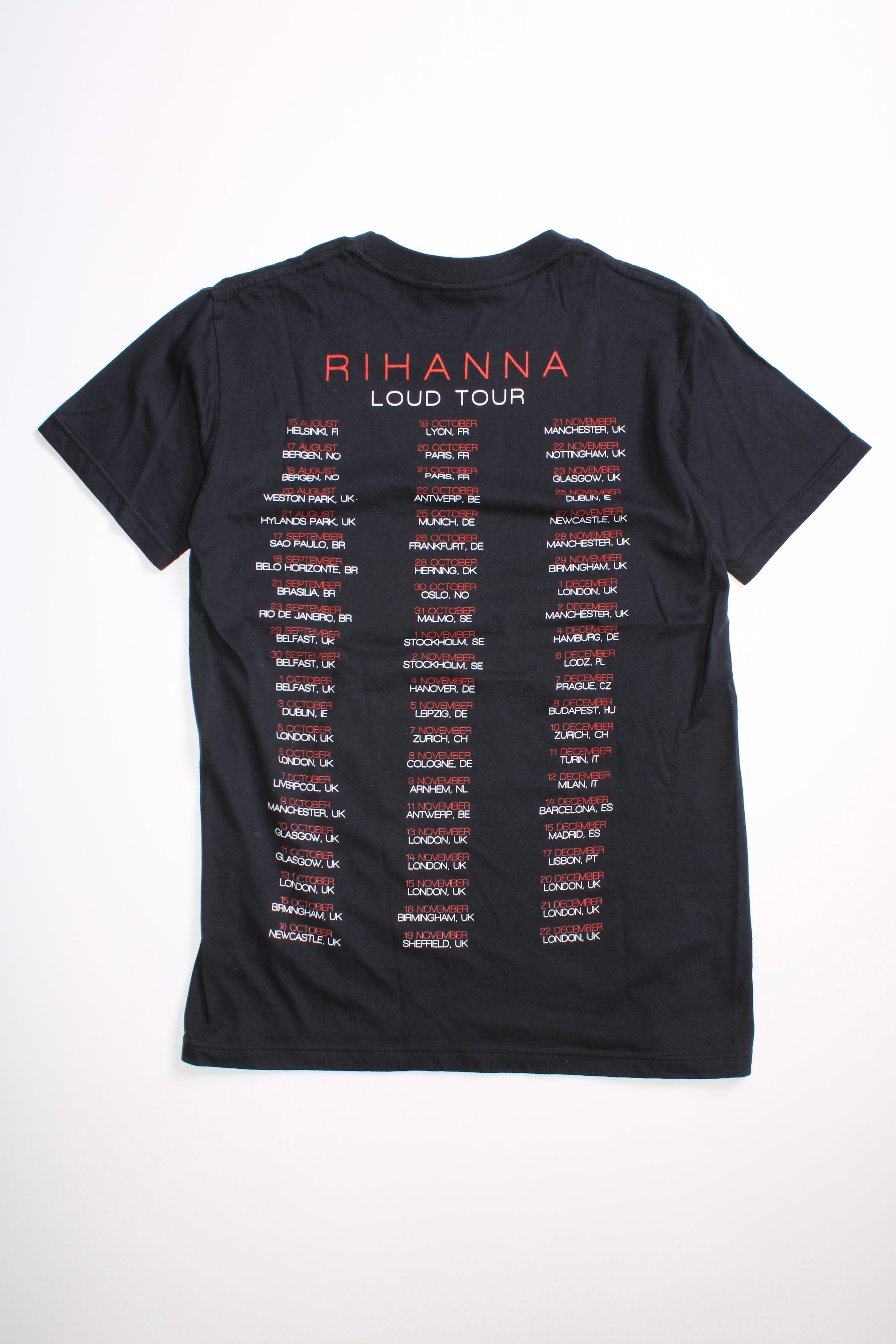 RIHANNA LOUD TOUR VINTAGE T-SHIRT - S