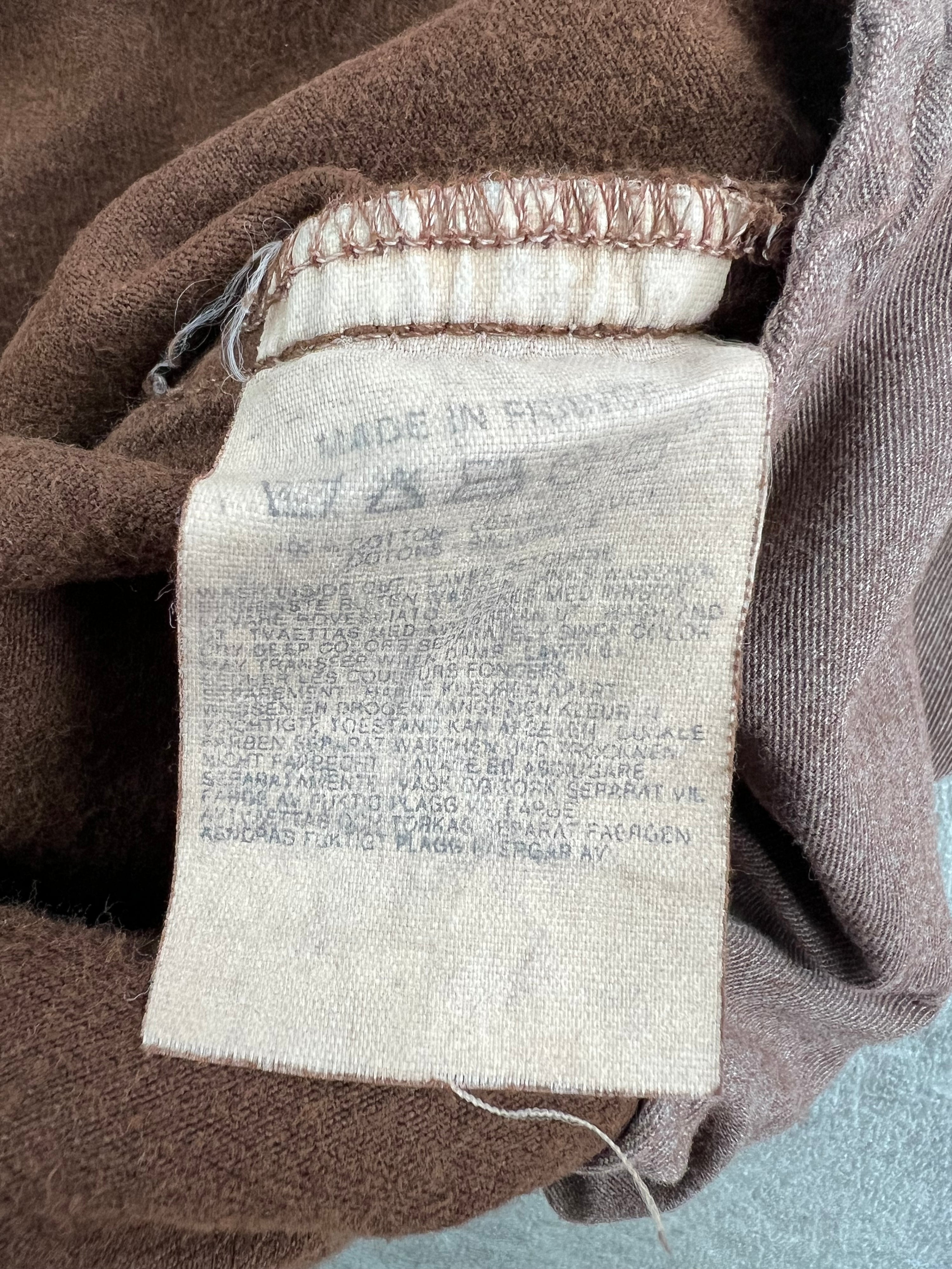 LEVIS 501 JEANS BROWN DENIM MADE IN FRANCE - 32X36