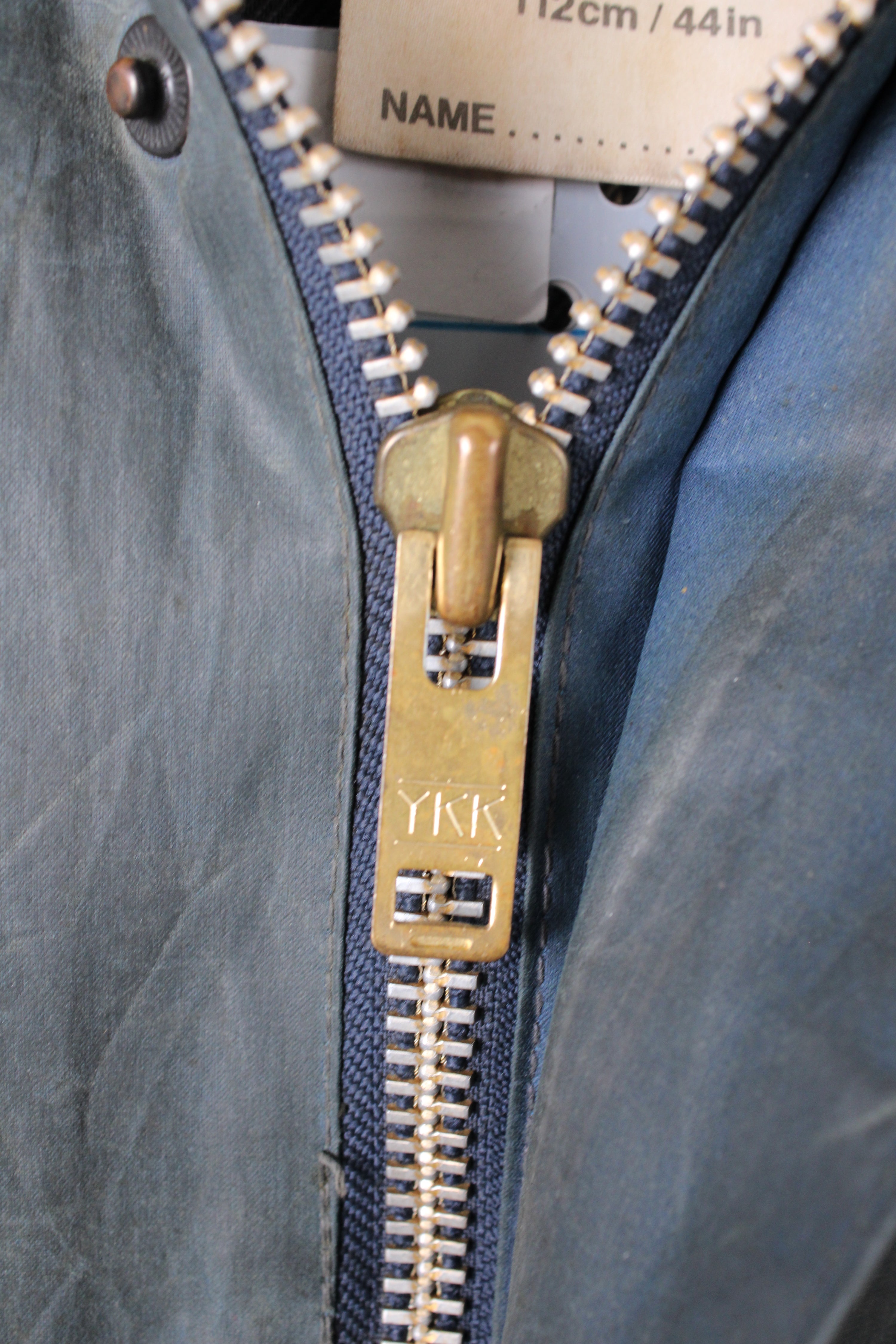 BARBOUR BEDALE 4 POCKETS WAXED JACKET BLUE - L/XL