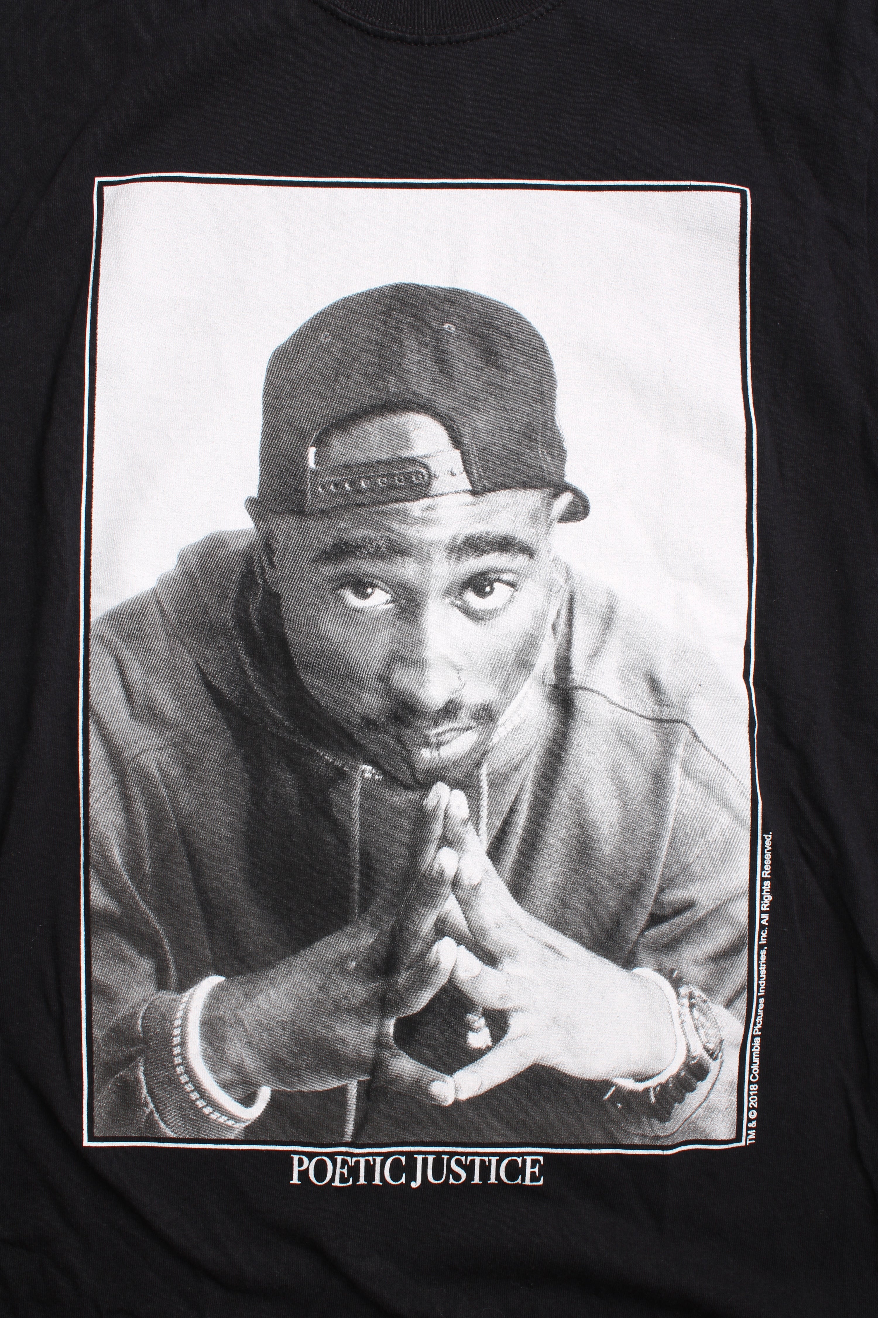 TUPAC T-SHIRT BLACK - S