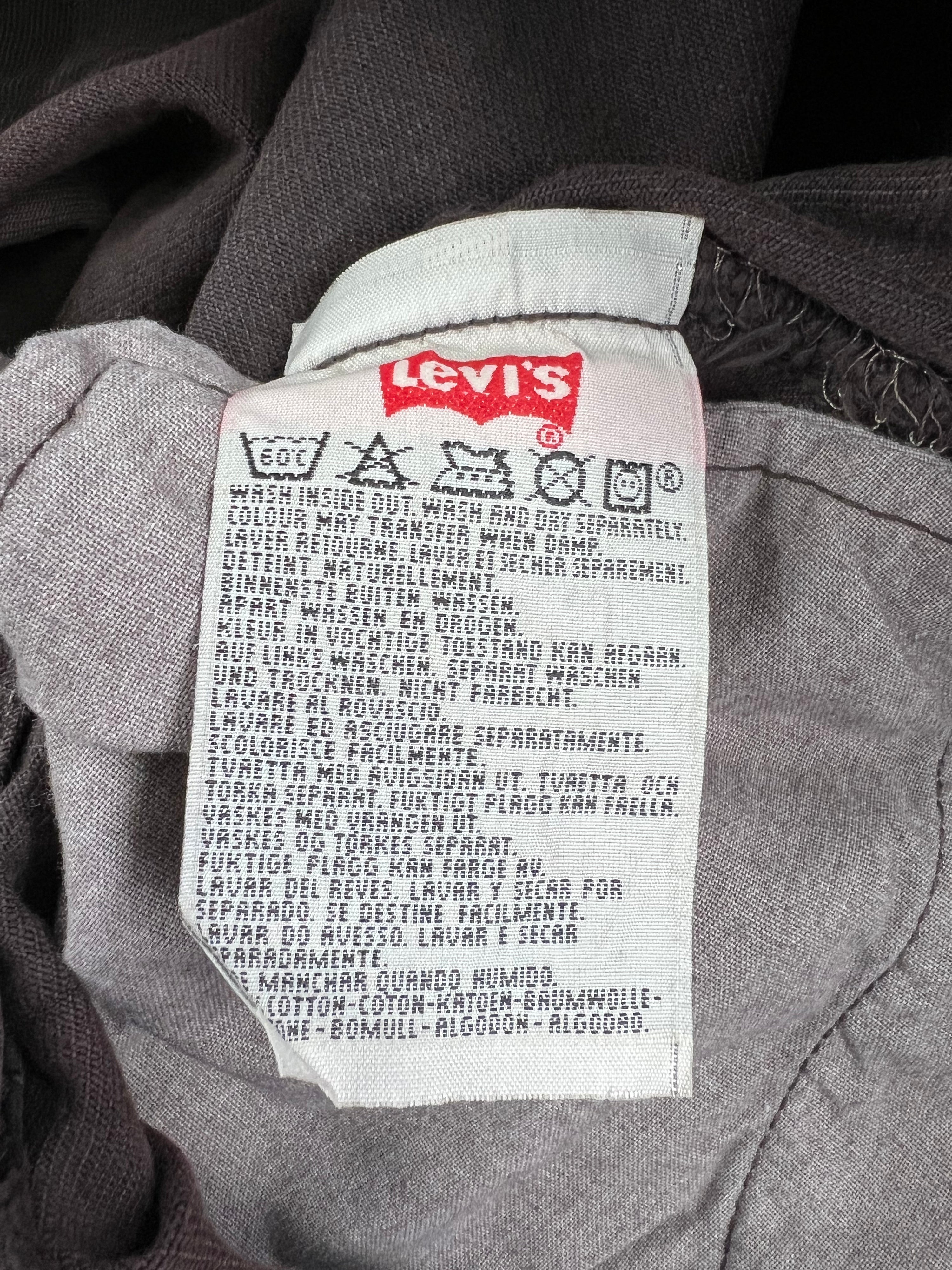 LEVIS 501 JEANS BROWN DENIM MADE IN USA