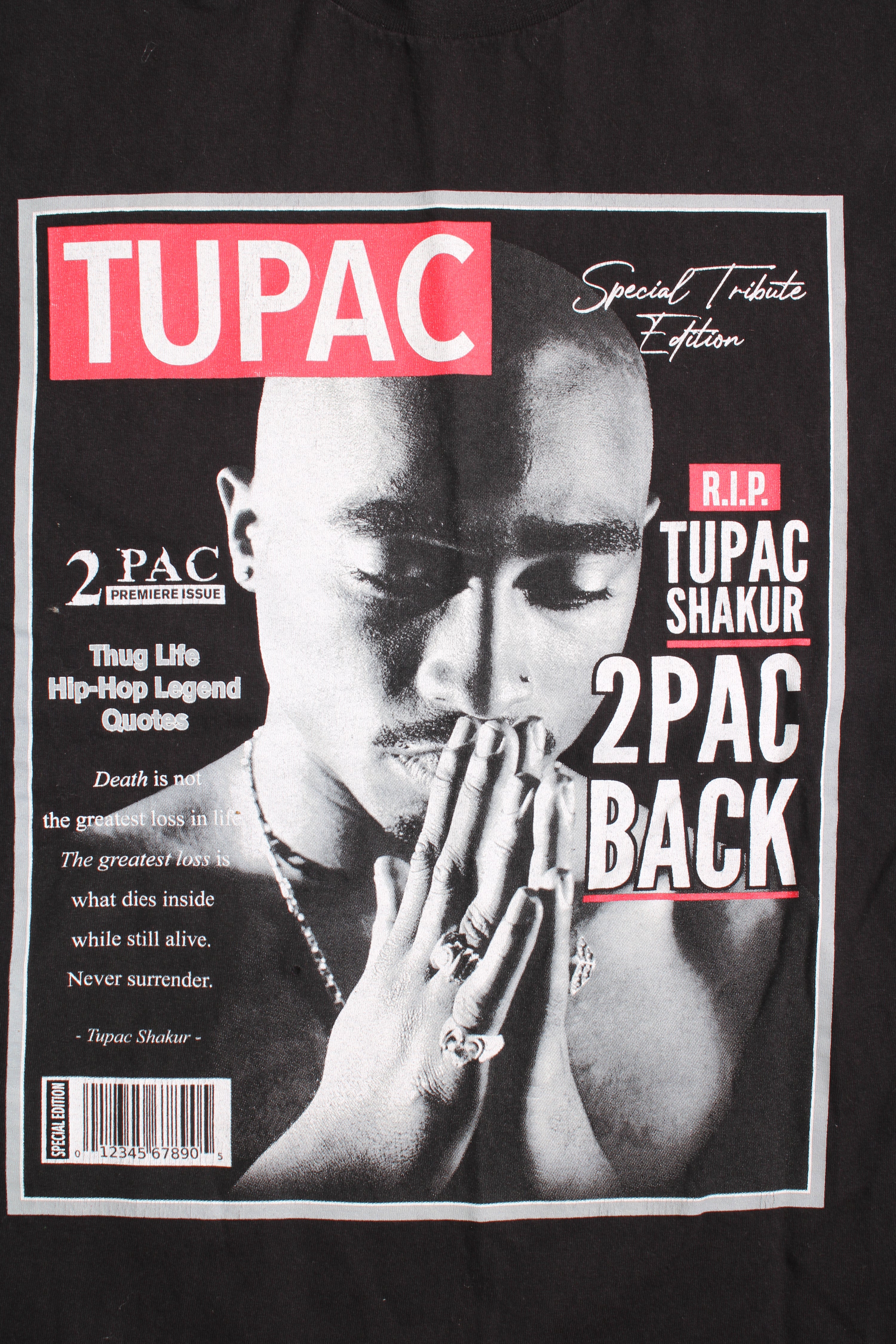 TUPAC VINTAGE T-SHIRT - 2XL
