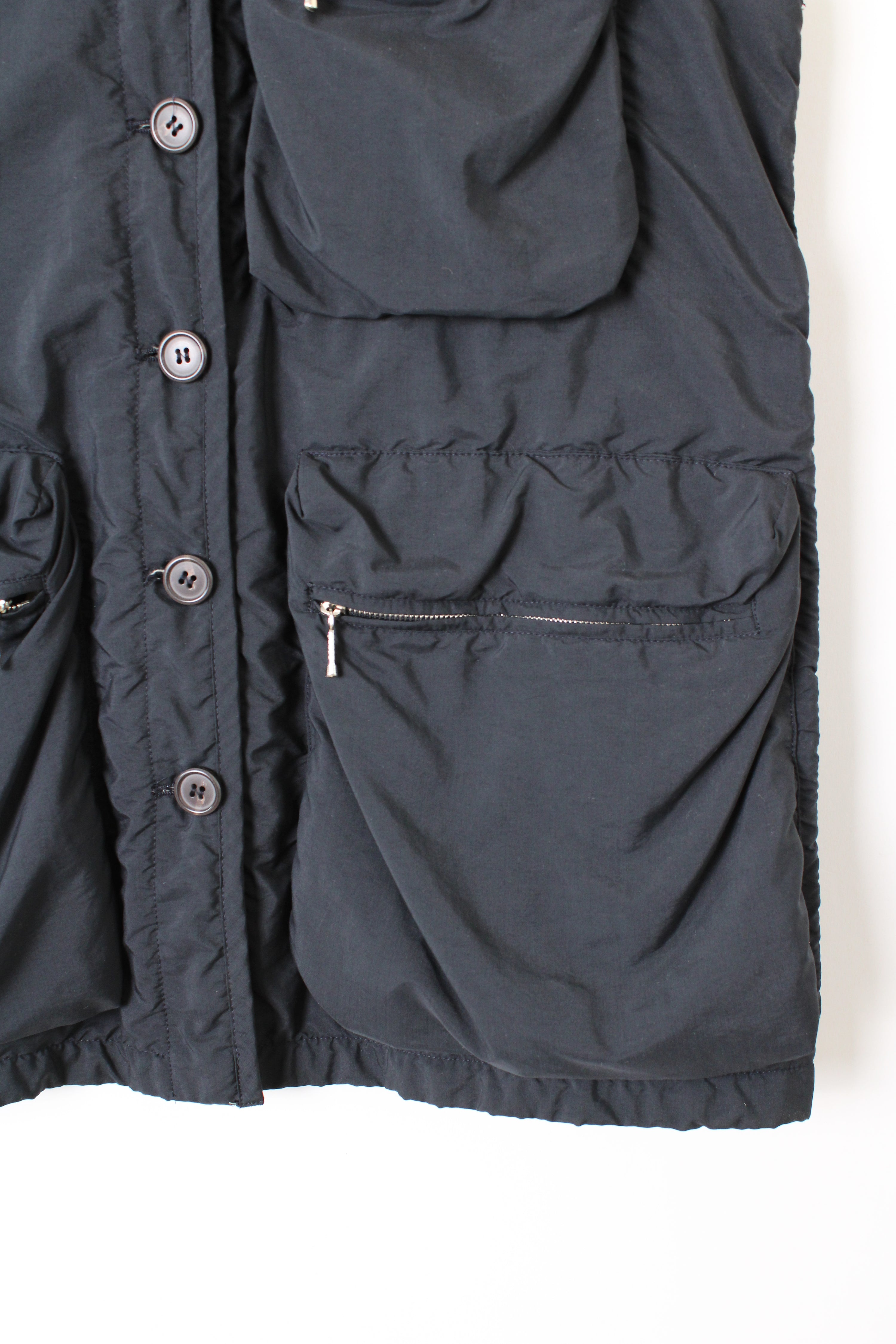 VINTAGE VEST BLUE ALLEGRI MADE IN ITALY - S/M