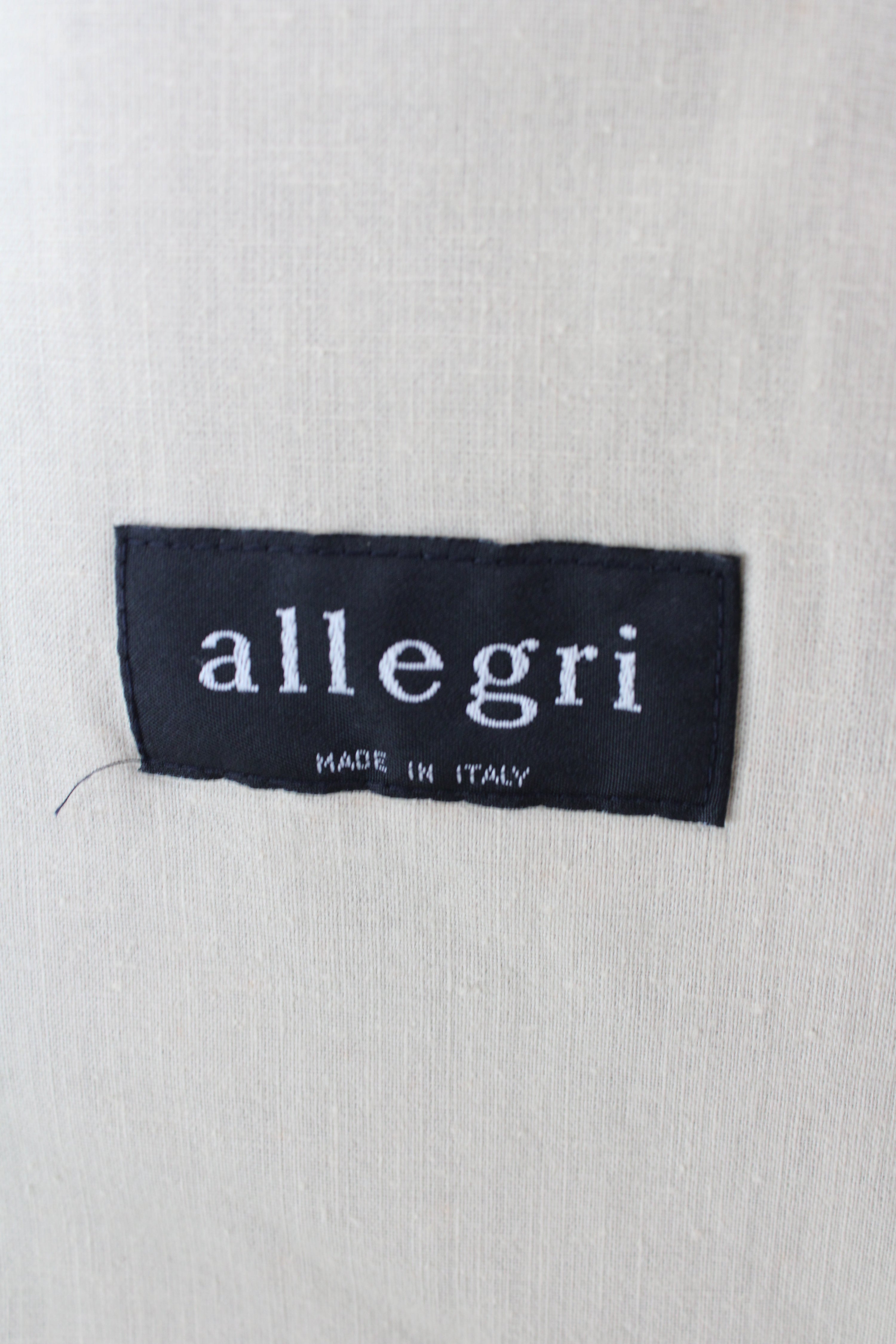 VINTAGE VEST BLUE ALLEGRI MADE IN ITALY - S/M