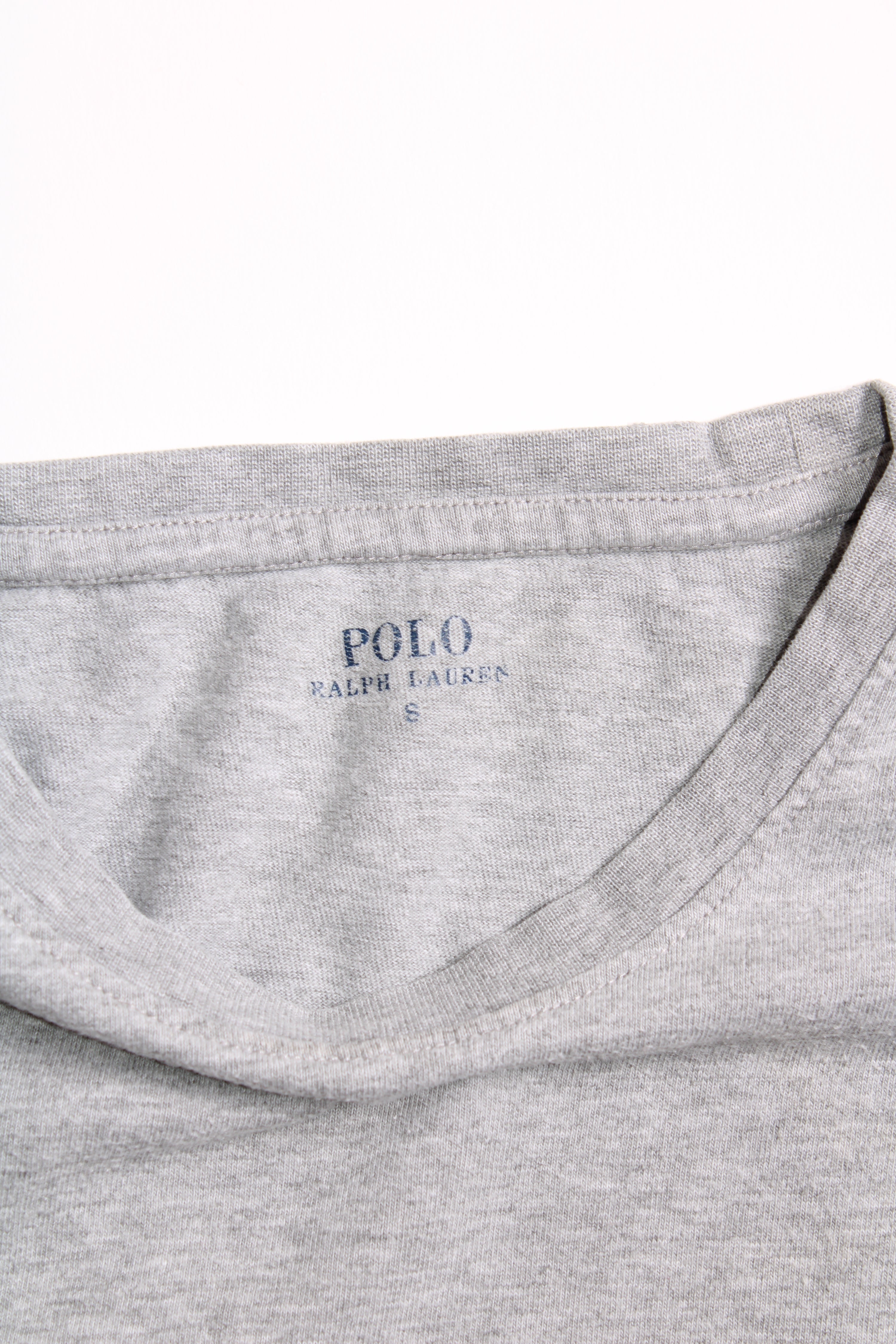 RALPH LAUREN T-SHIRT GREY - S