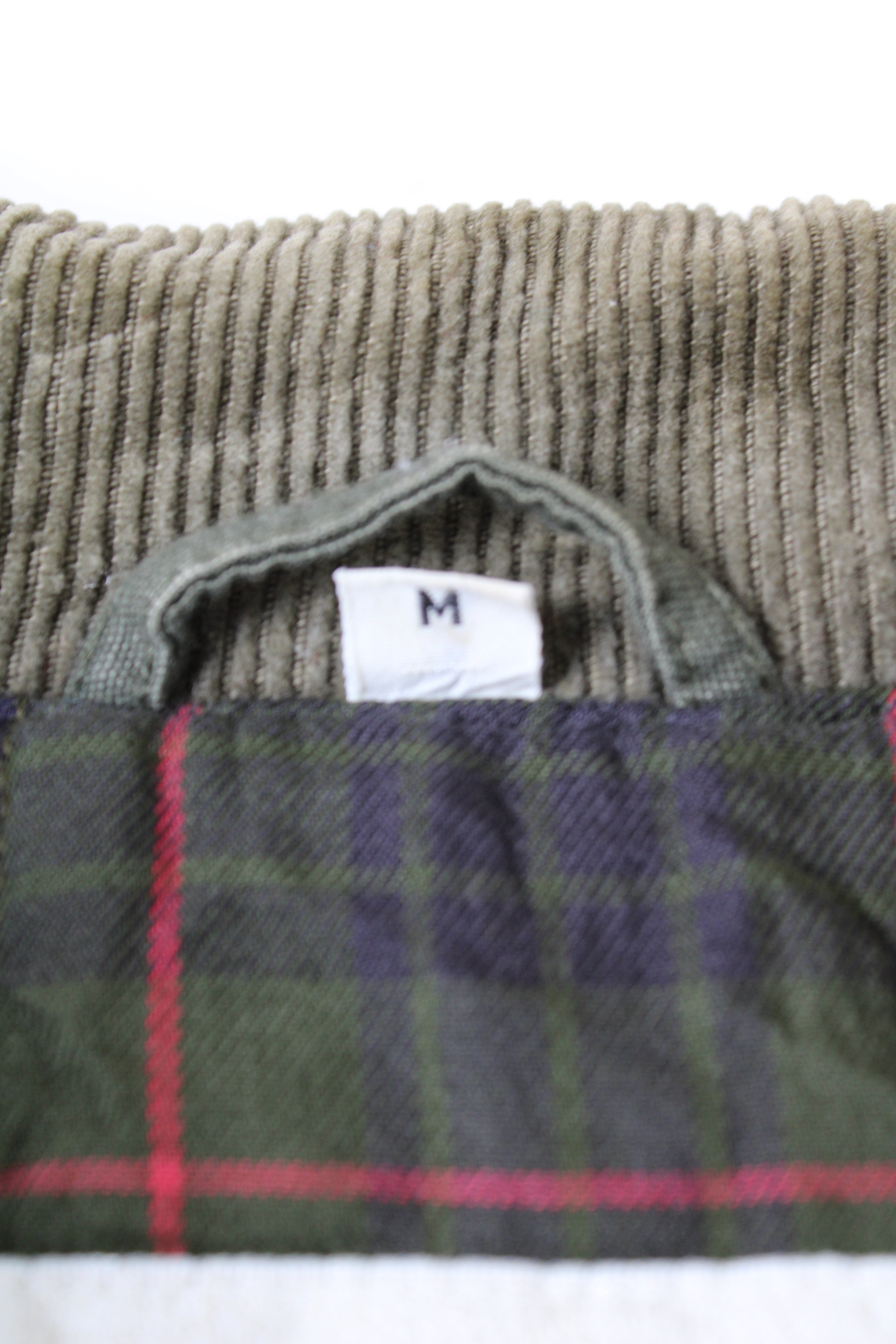 VINTAGE HUNTING JACKET GREEN CANVAS - M