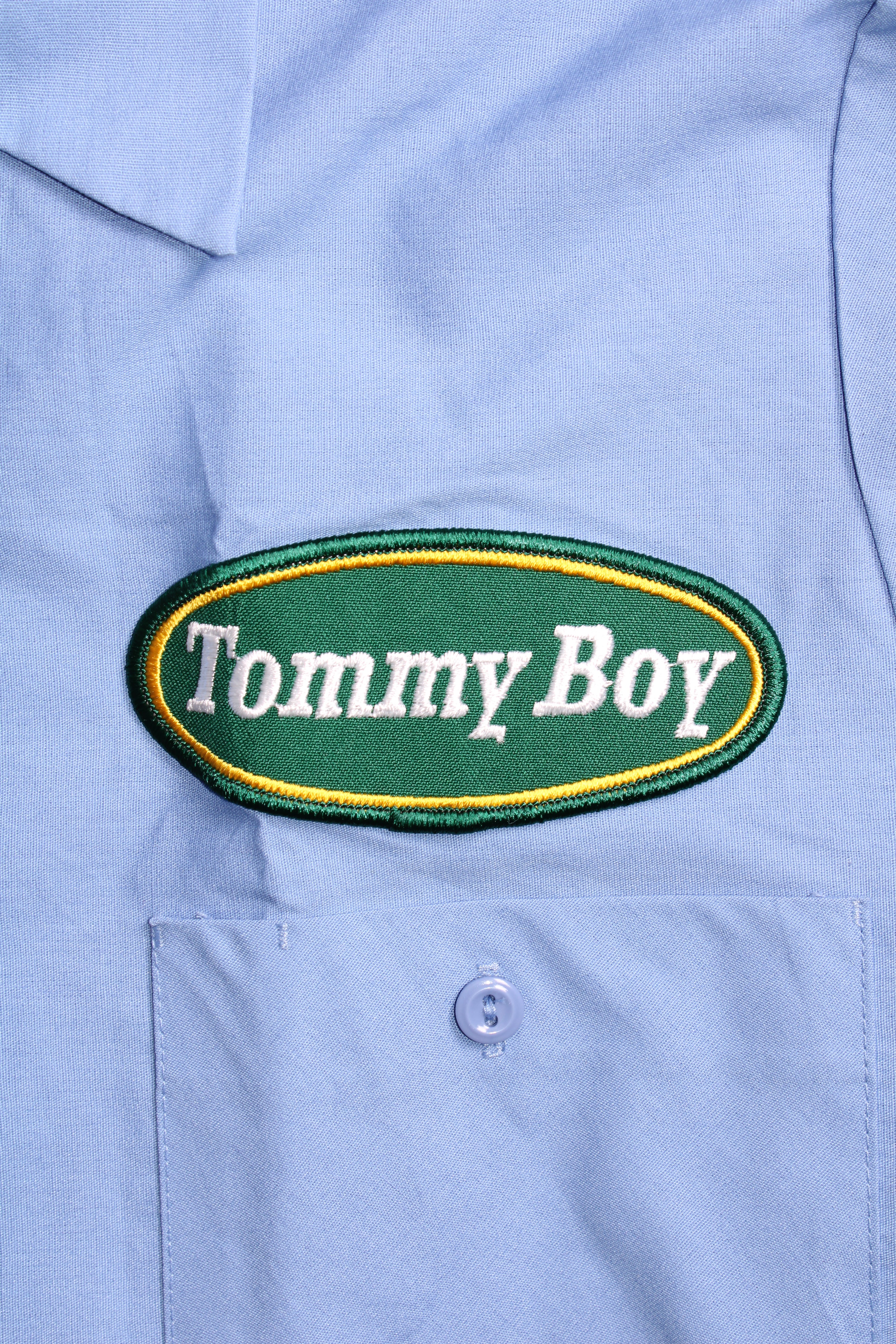 VINTAGE WORK SHIRT LIGHT BLUE MADE IN USA - XL