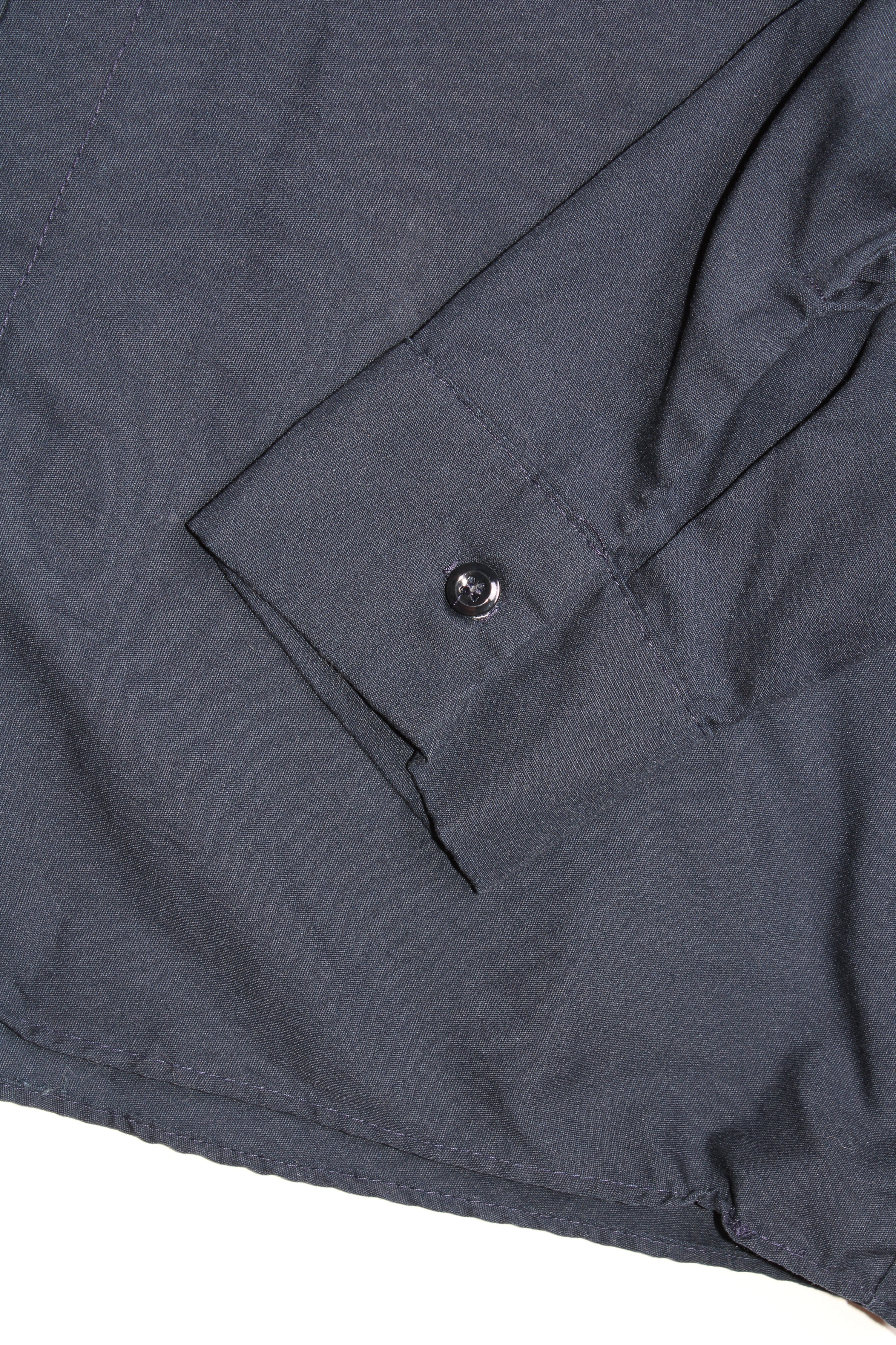 VINTAGE PEPSI WORK SHIRT NAVY BLUE - L