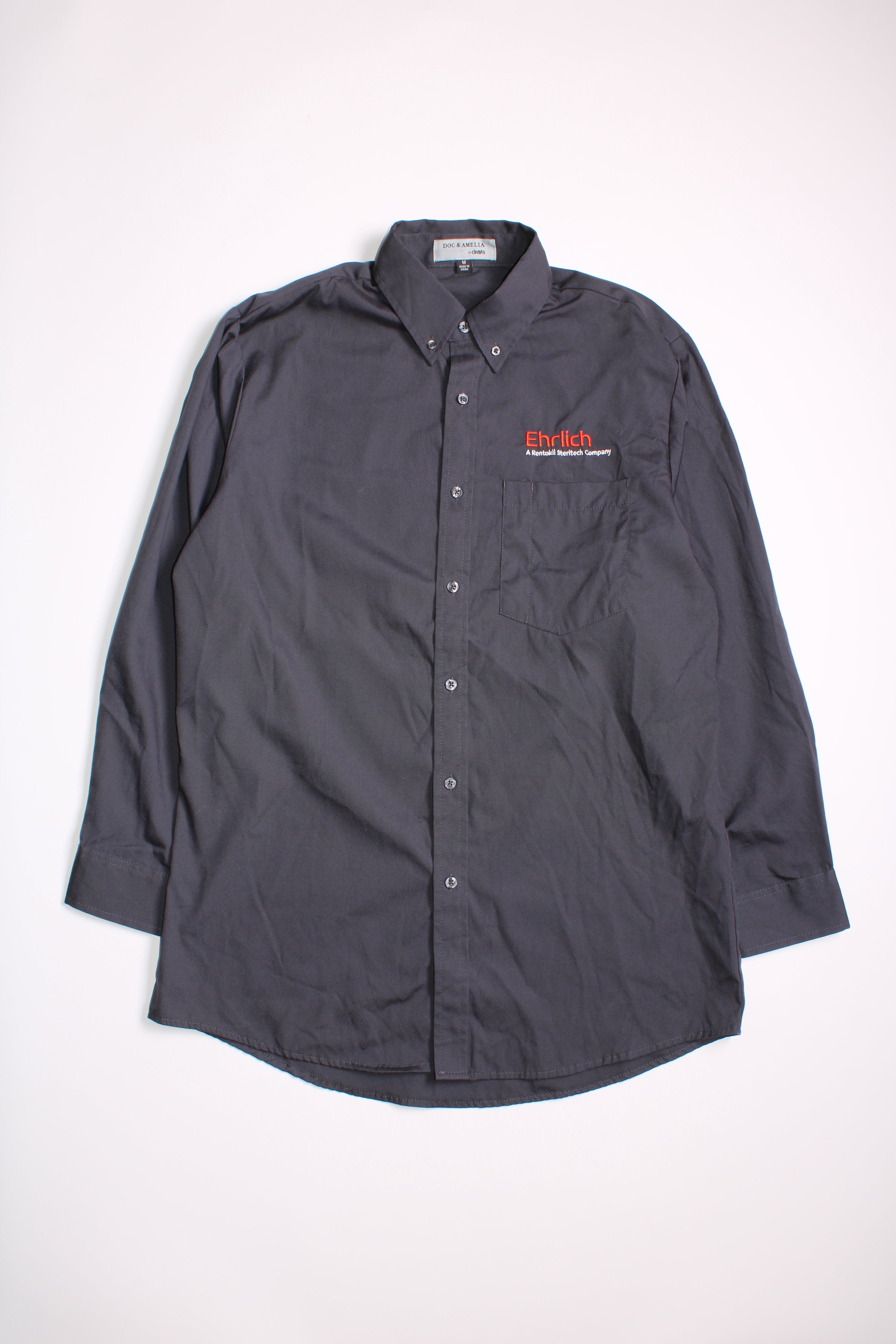 VINTAGE CINTAS WORKWEAR SHIRT GRAY - M