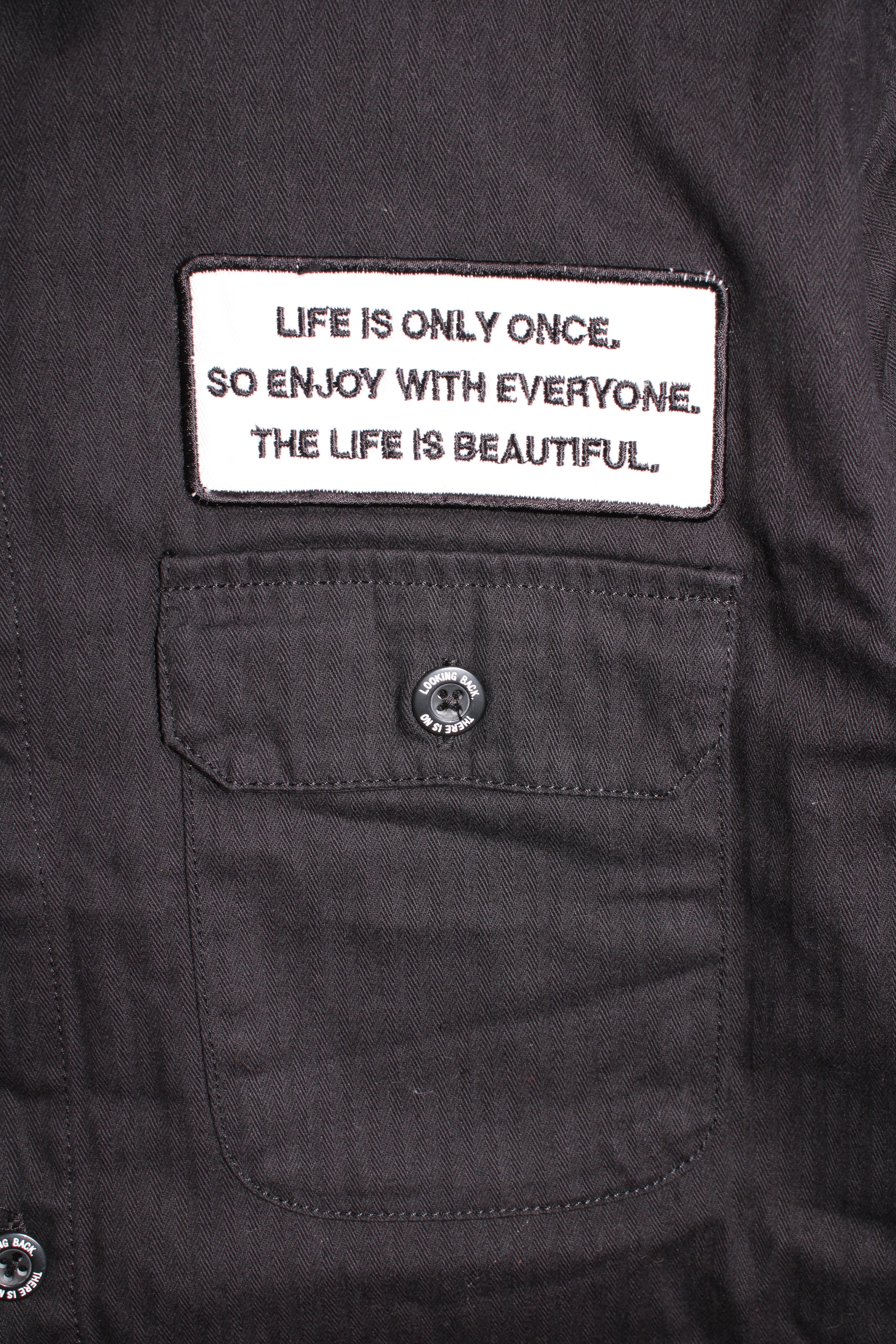 VINTAGE WORK SHIRT HBT BLACK - L