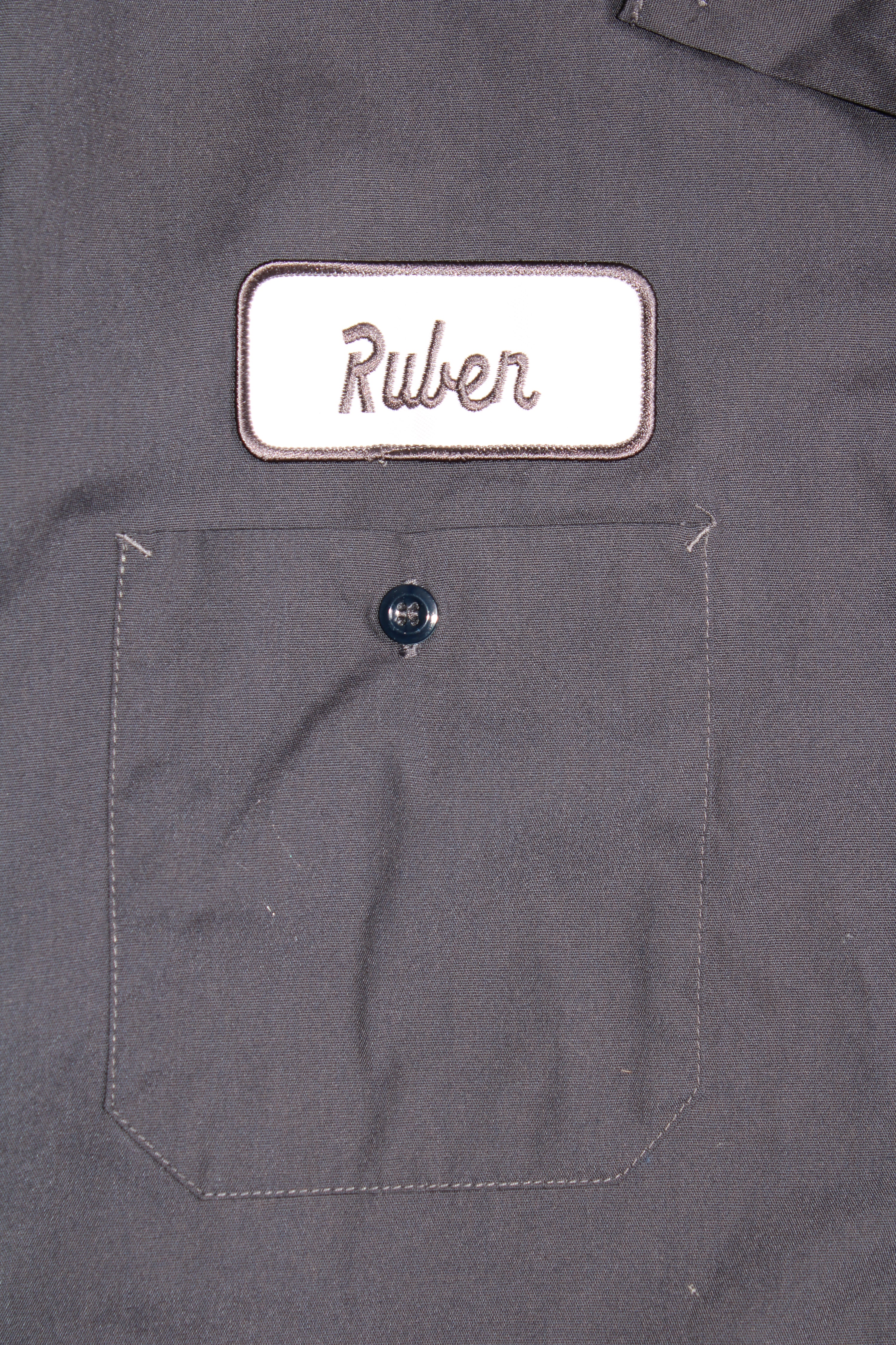 VINTAGE CINTAS WORK SHIRT DARK GREY - XL