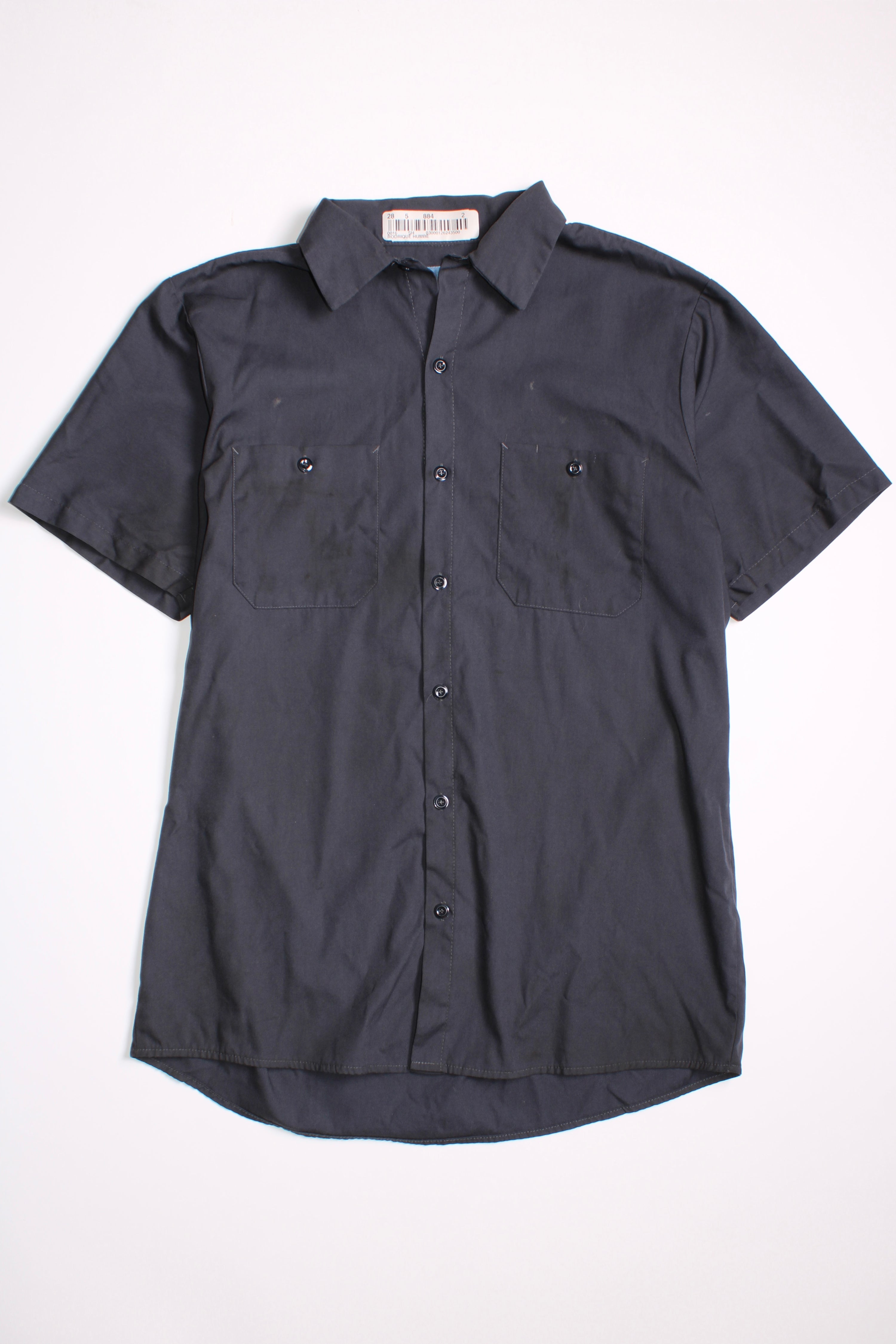 VINTAGE CINTAS WORK SHIRT DARK BLUE - M