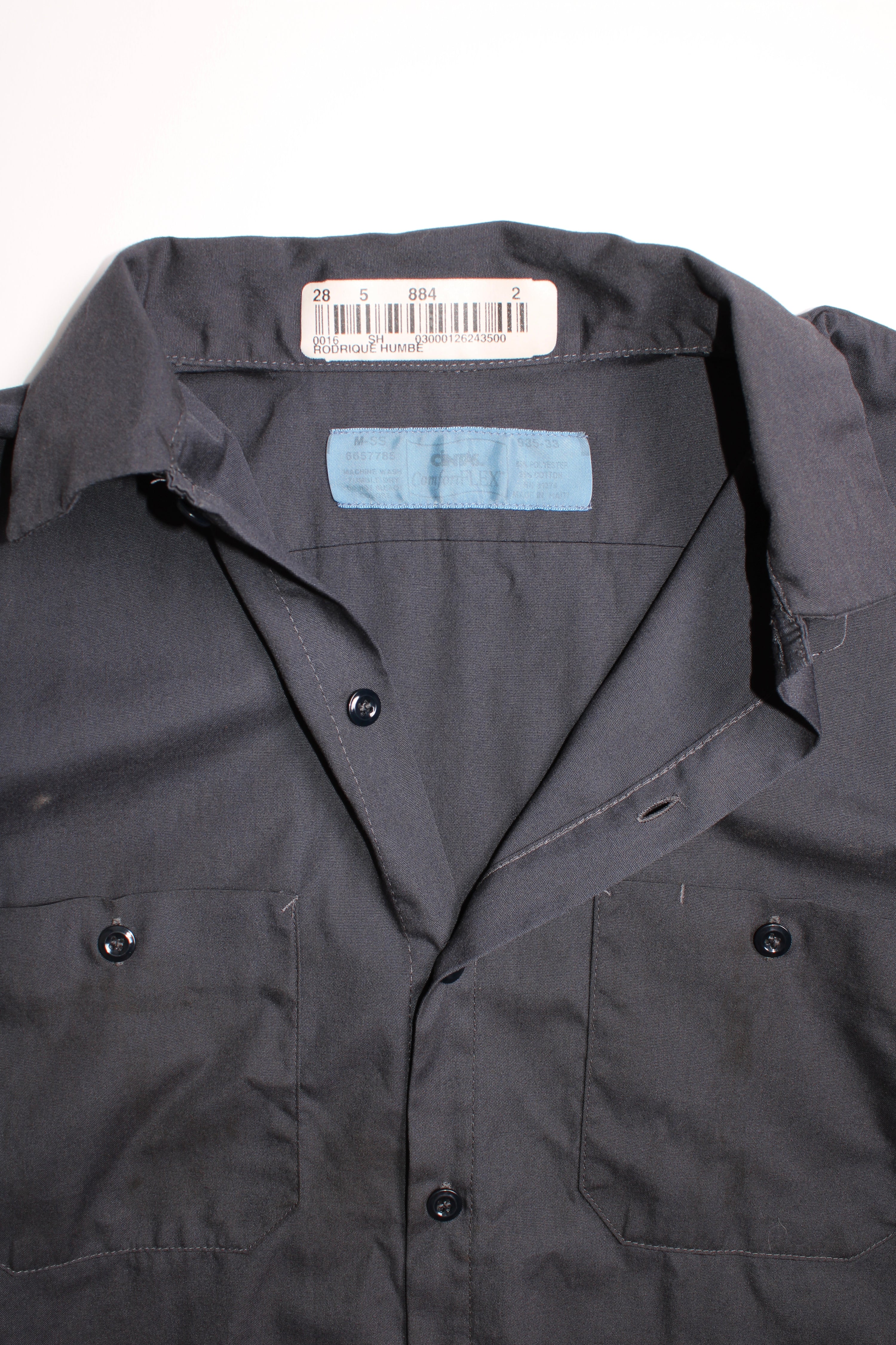 VINTAGE CINTAS WORK SHIRT DARK BLUE - M