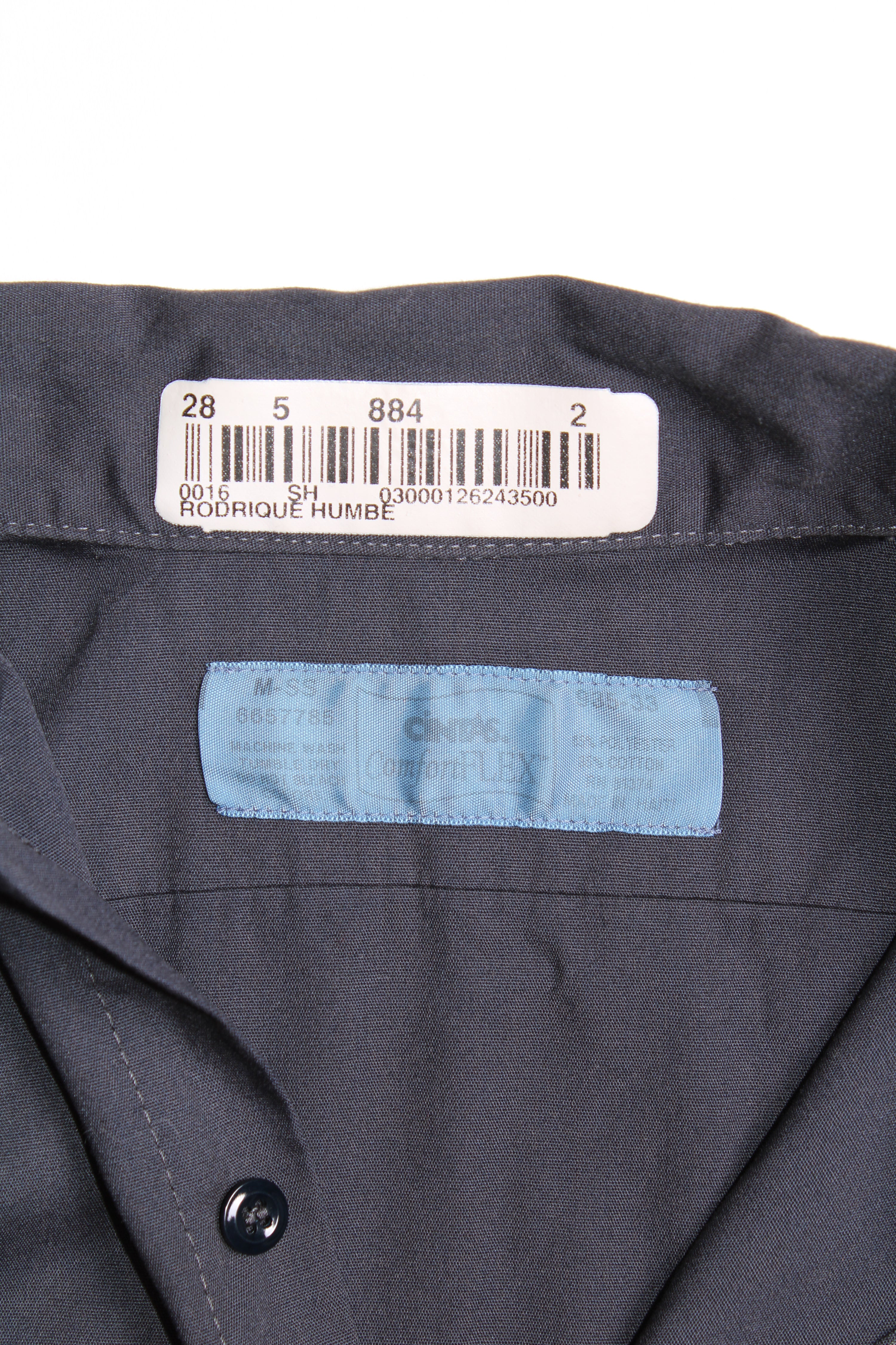 VINTAGE CINTAS WORK SHIRT DARK BLUE - M