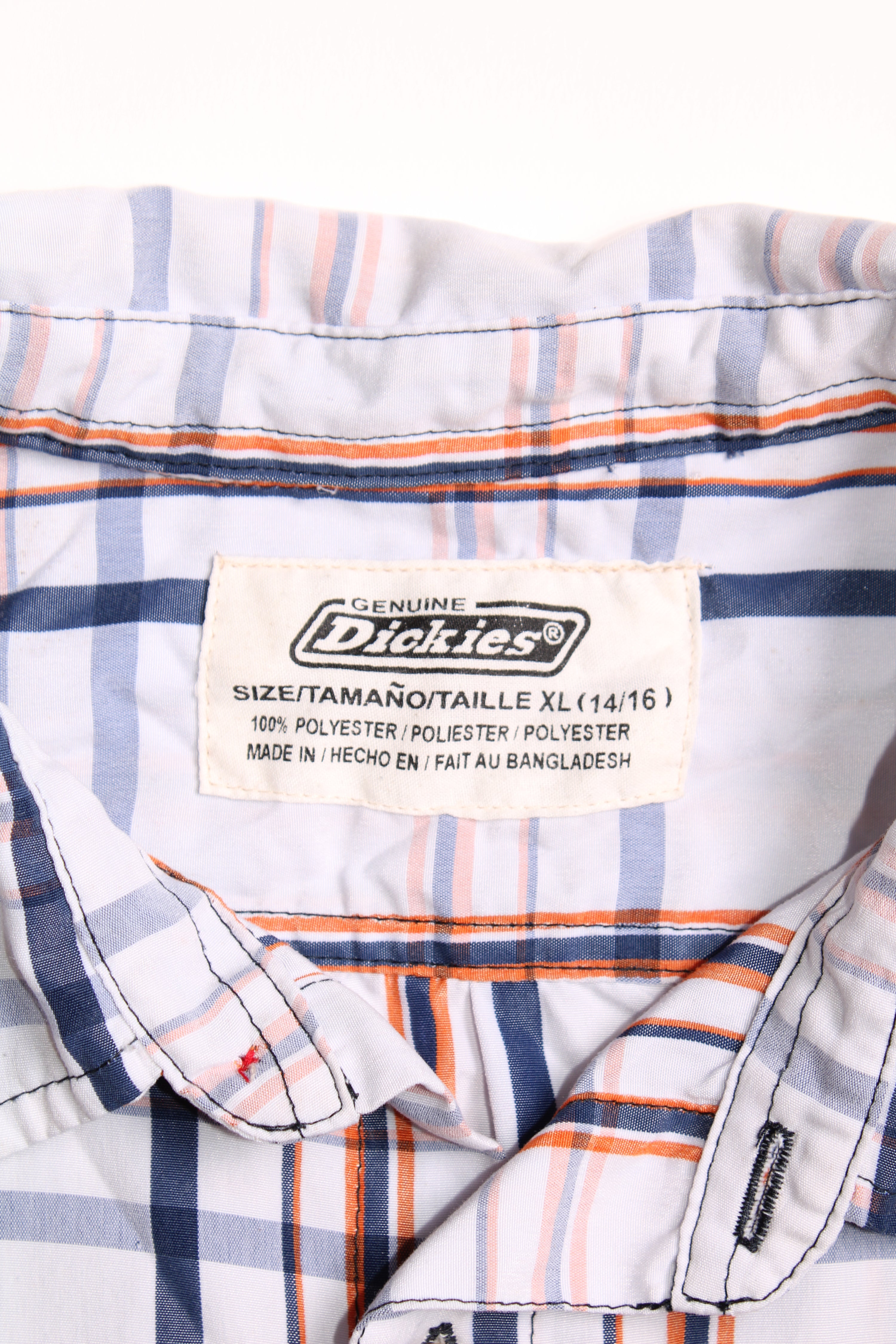 VINTAGE DICKIES CHECKERED WORK SHIRT - XL