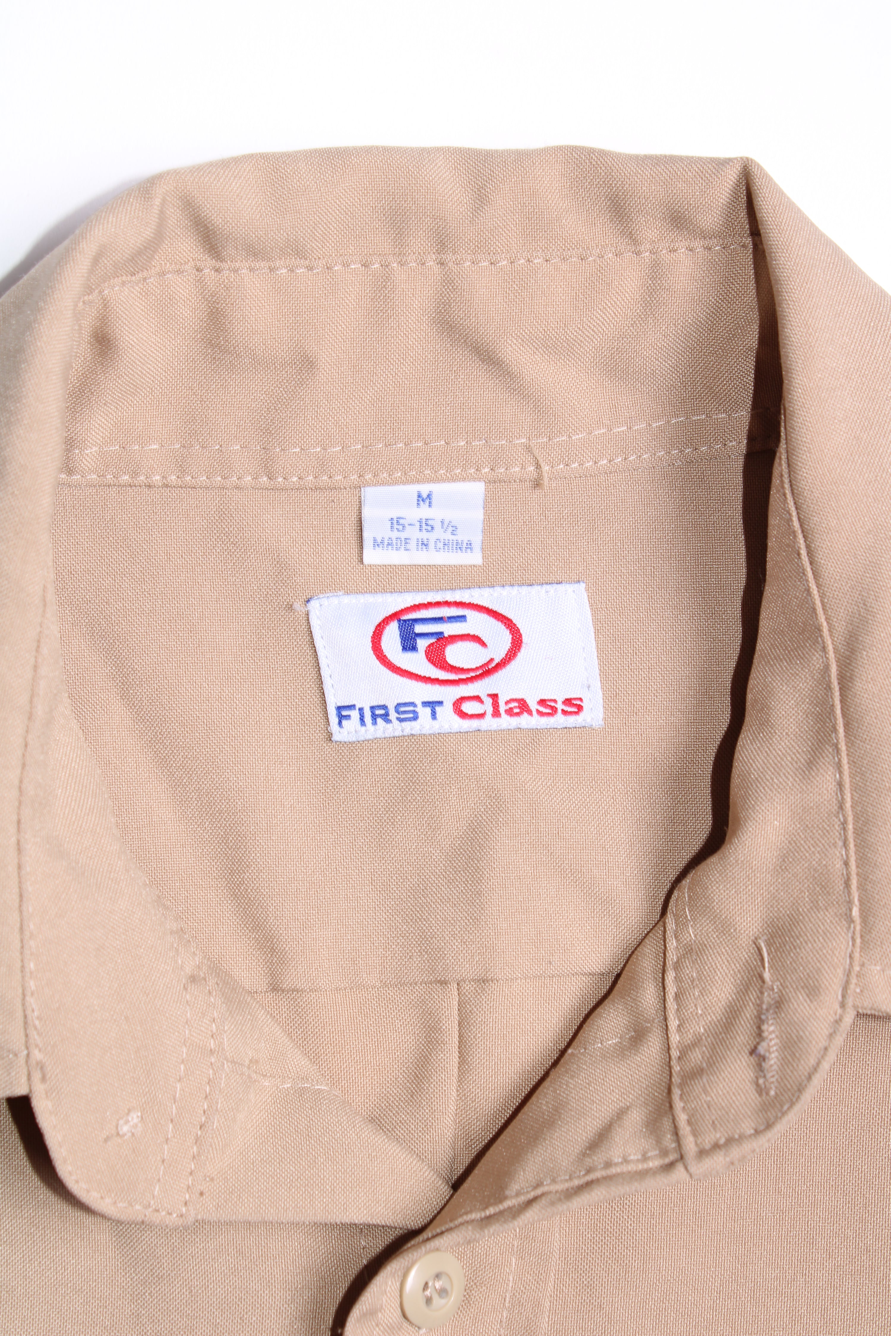 VINTAGE WORK SHIRT KHAKI BEIGE - M