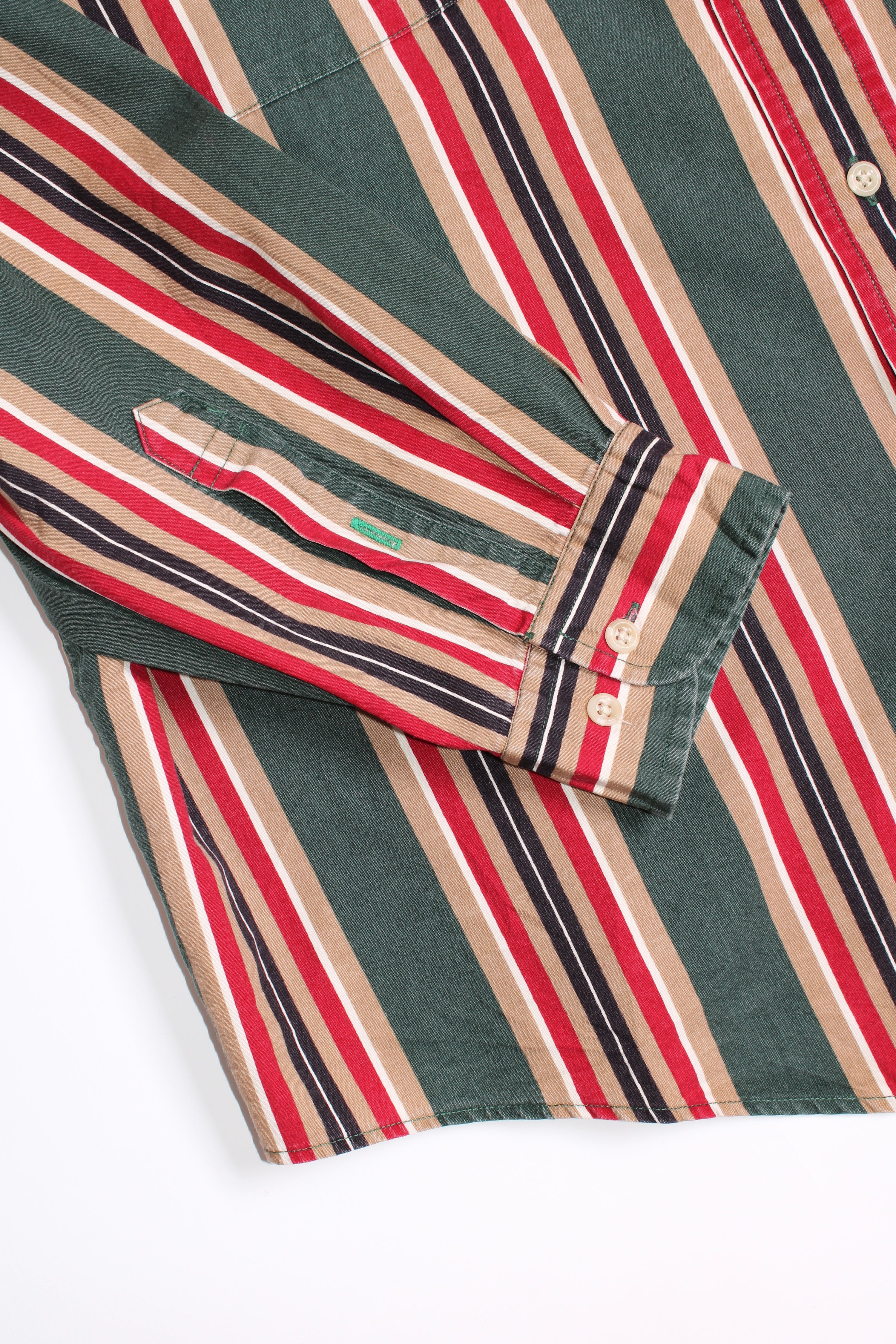 TOMMY HILFIGER VINTAGE STRIPED COTTON SHIRT - L