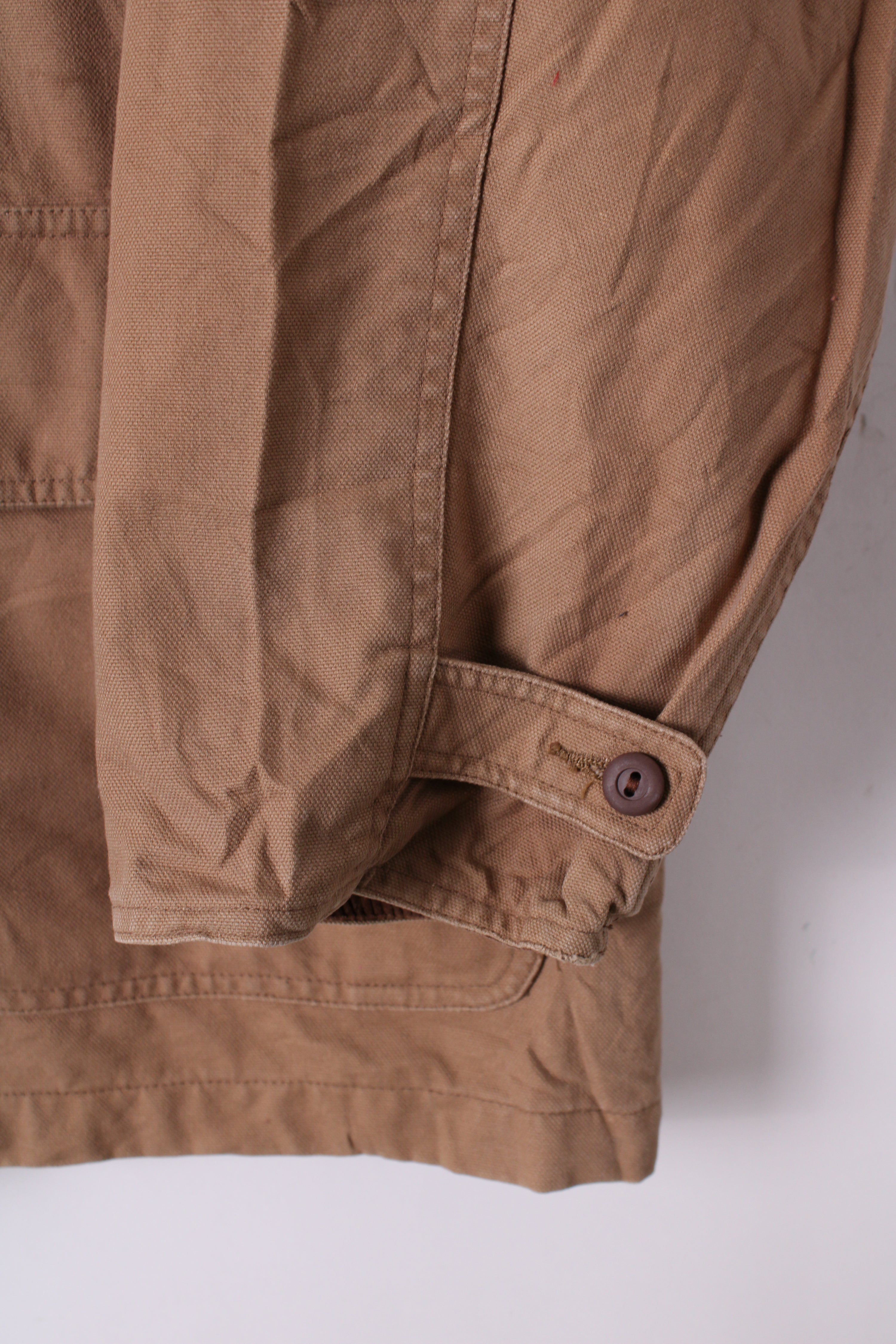 VINTAGE BARN JACKET TOYOTA CANVAS BROWN - L