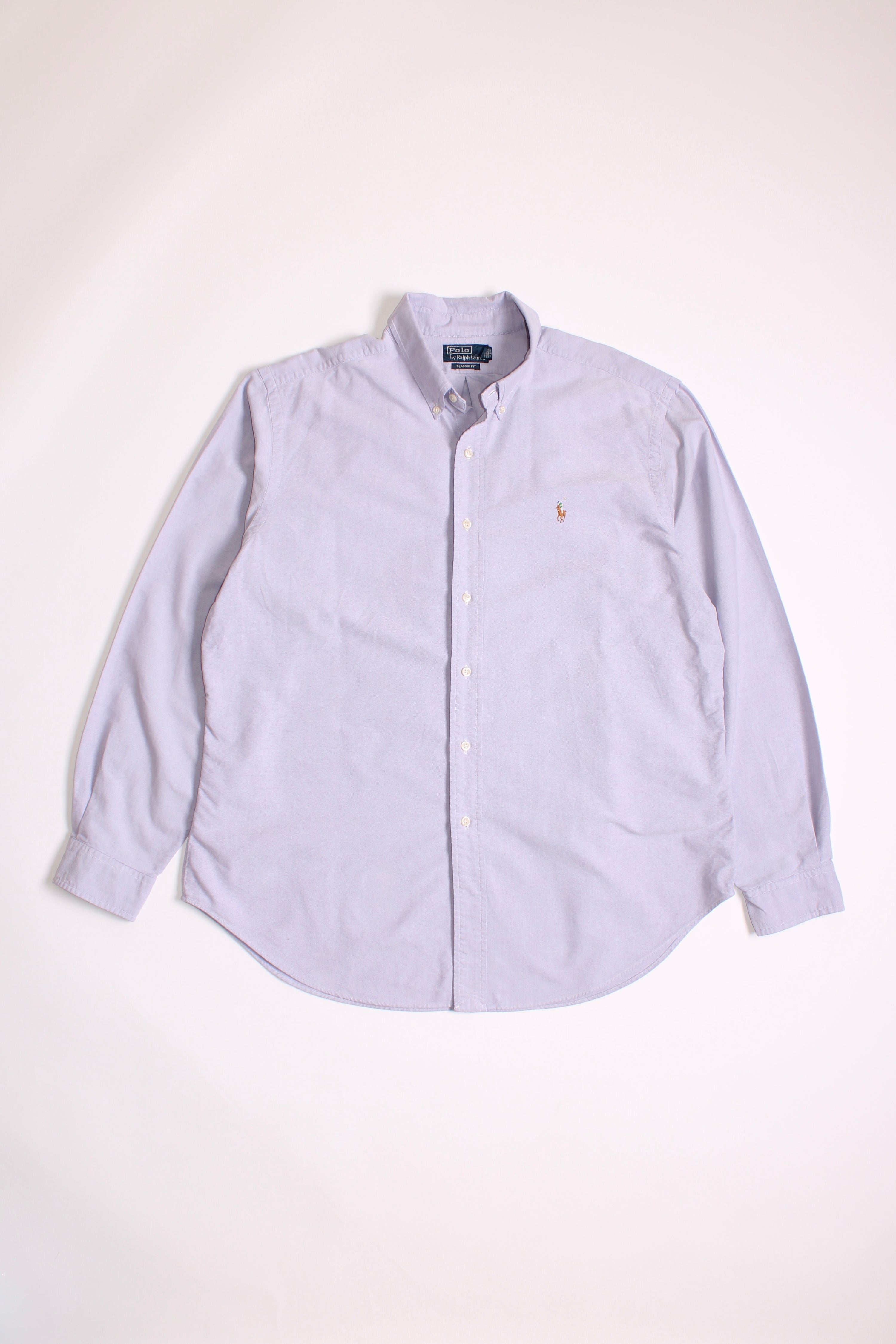 RALPH LAUREN OXFORD SHIRT LIGHT PURPLE - XL